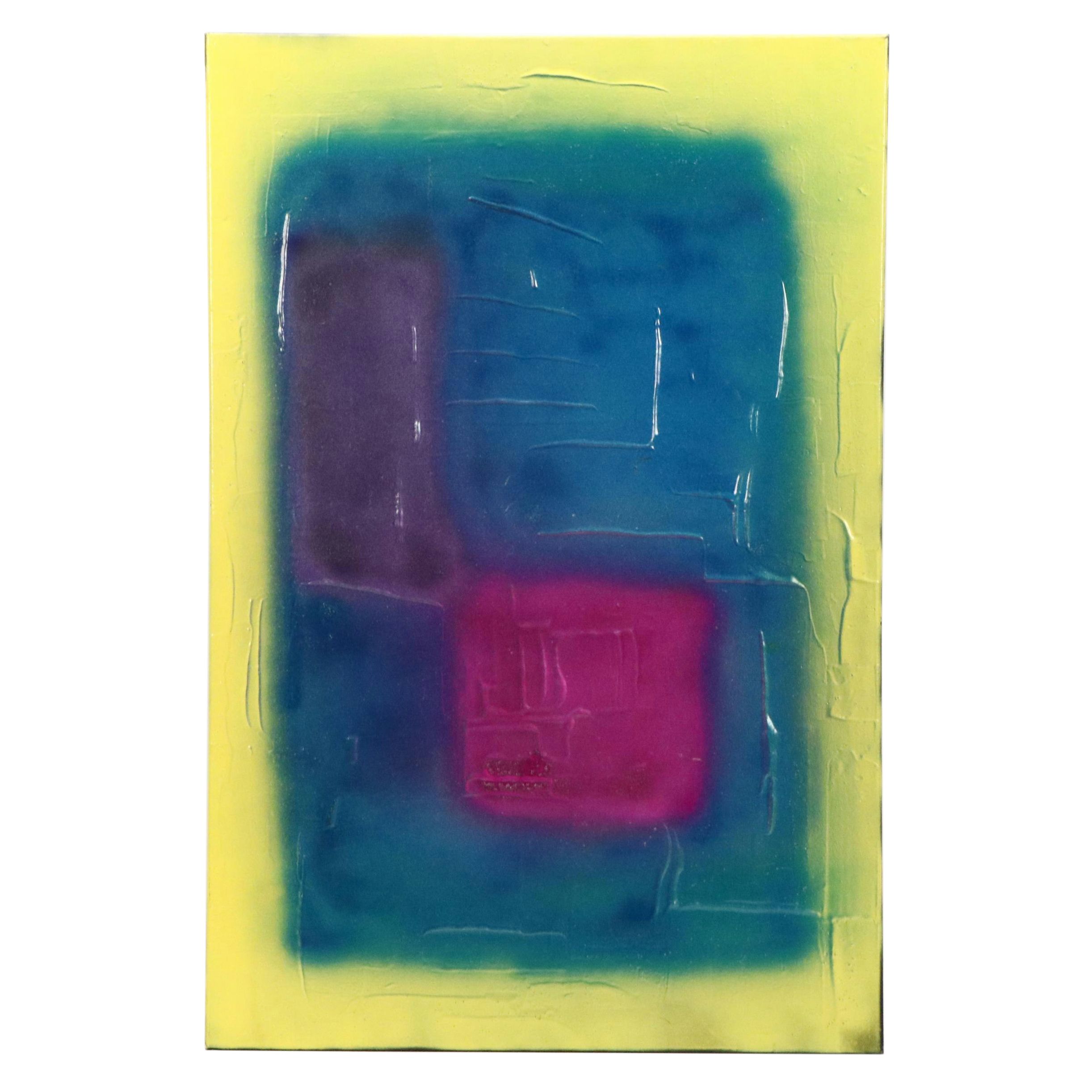 Jason Michael Durham Abstract Mixed Media Painting "Harmony Shifts," 2025