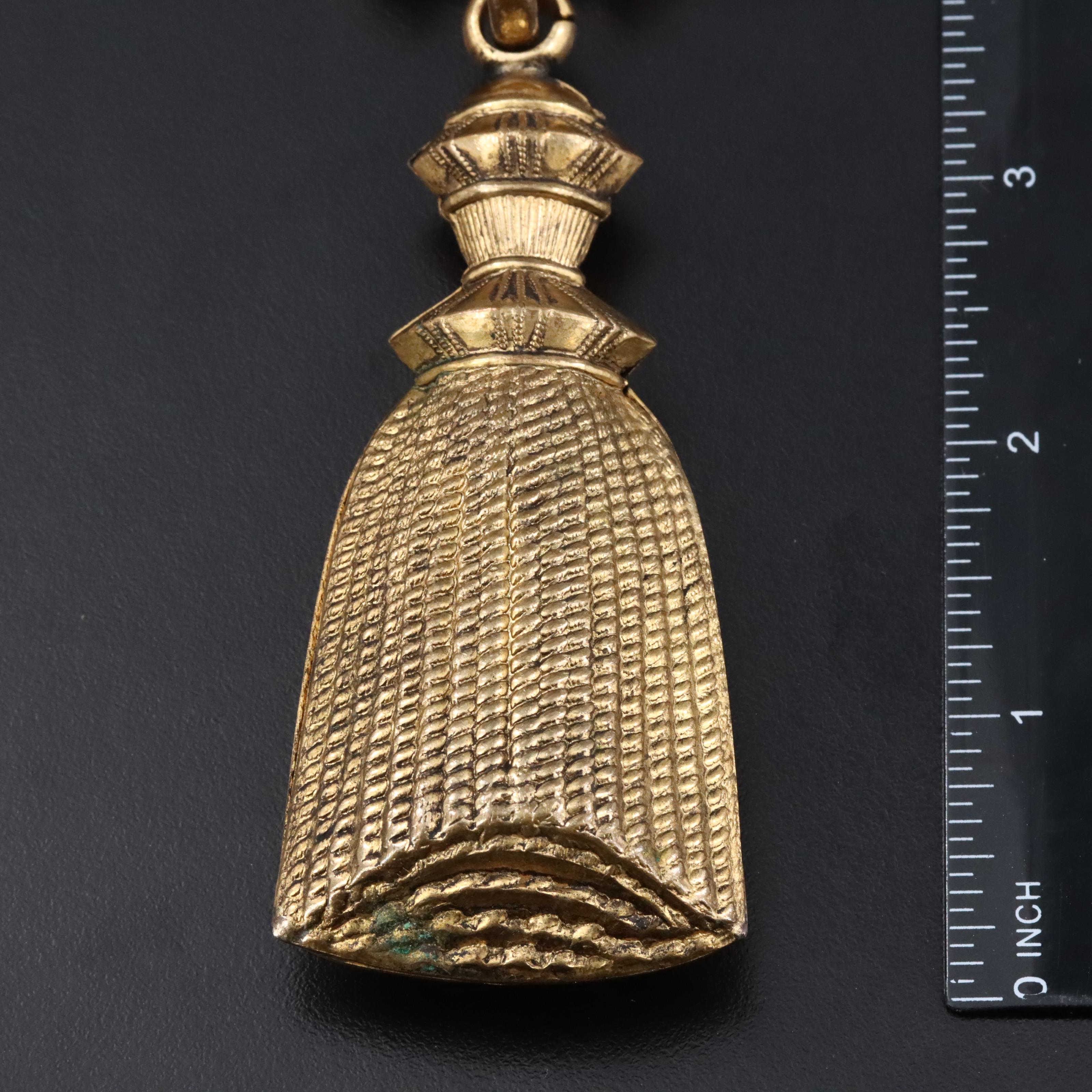 Faux Pearl Tassel Necklace