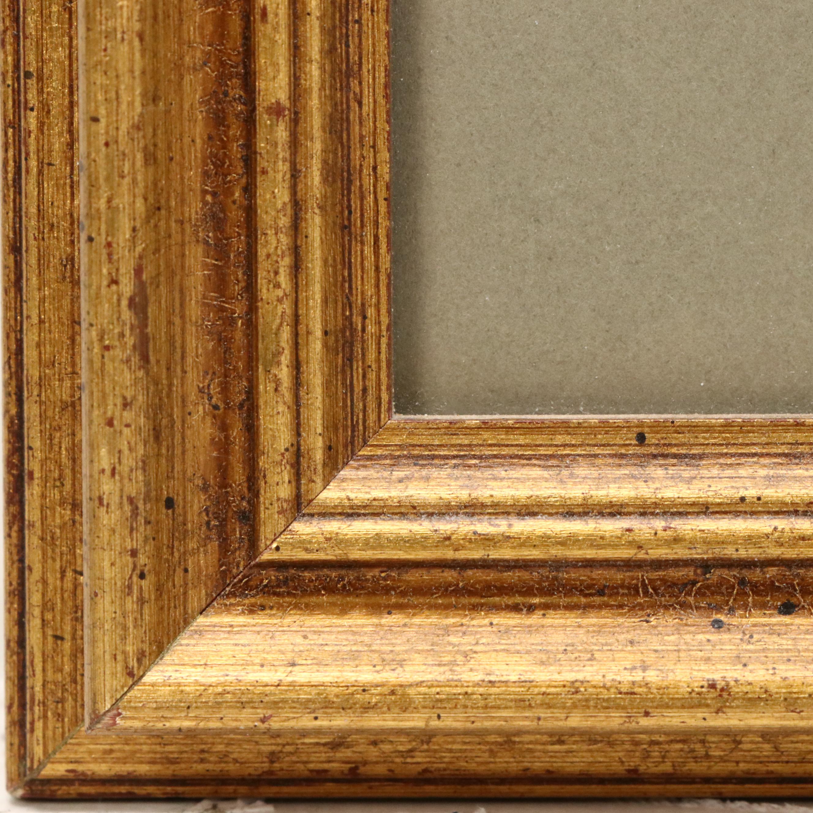 Reynold Henry Weidenaar Nautical Etching of Port Scene "Alabama," 1948