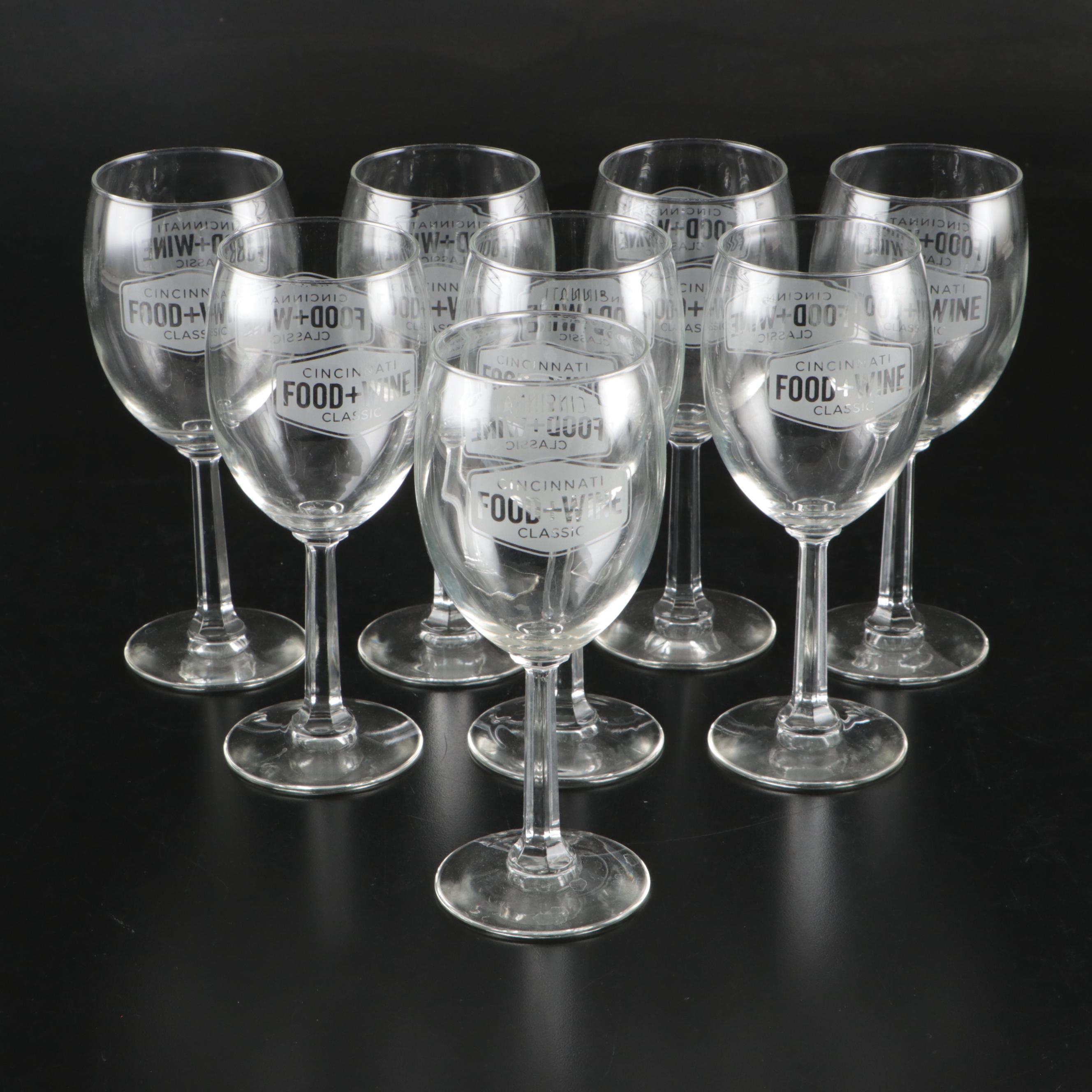 Cincinnati Food + Wine Classic Wine Glasses