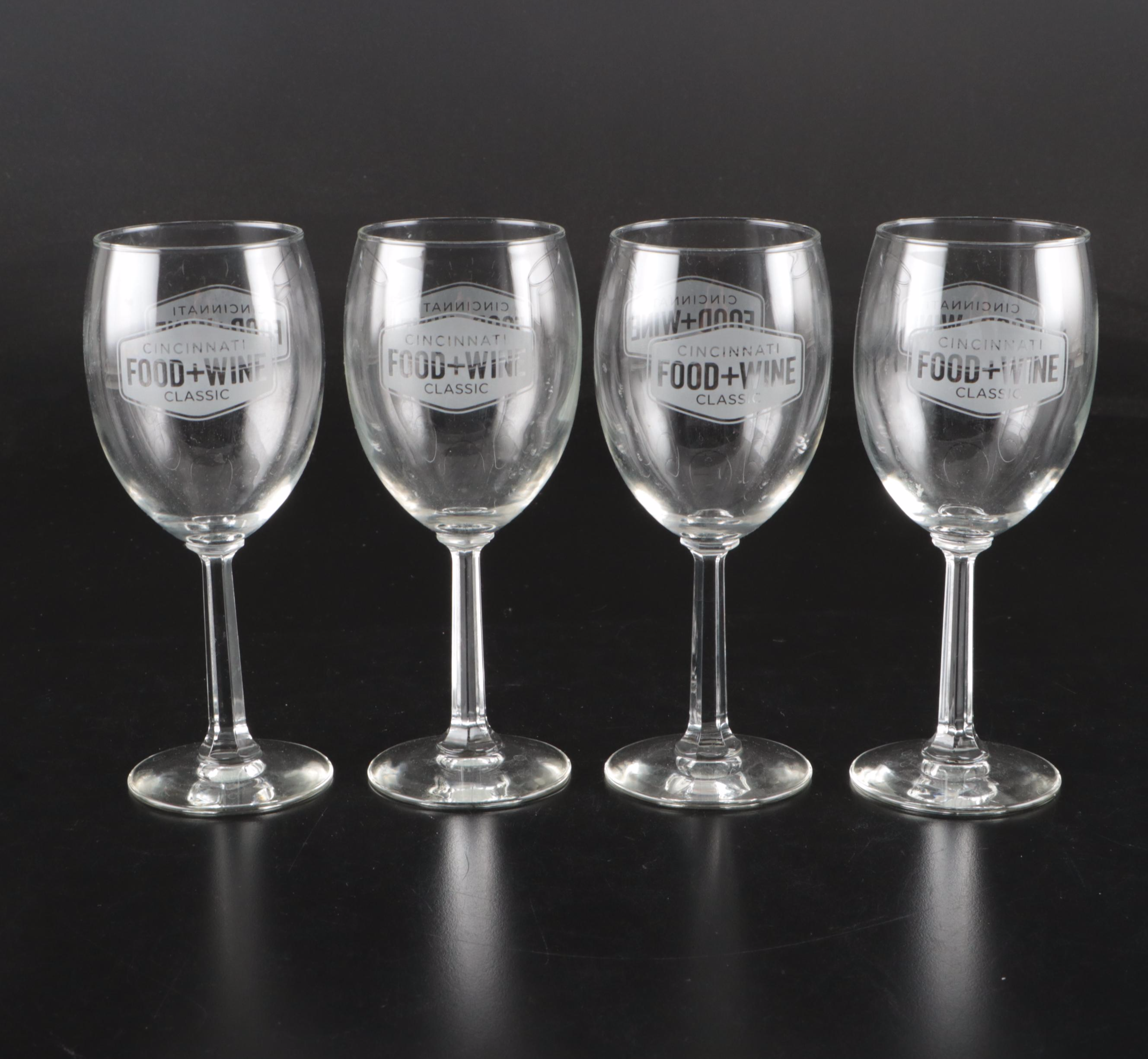 Cincinnati Food + Wine Classic Wine Glasses