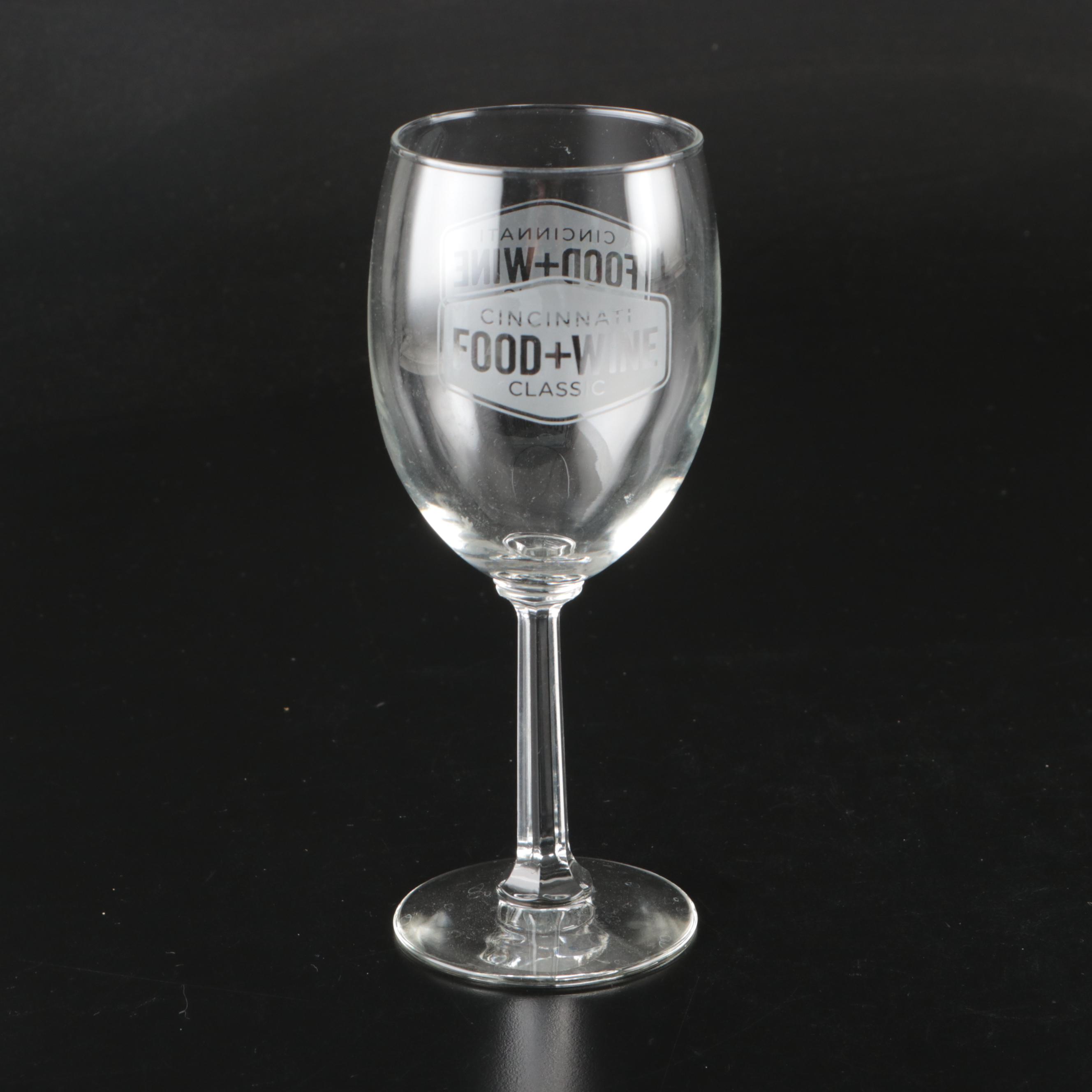 Cincinnati Food + Wine Classic Wine Glasses