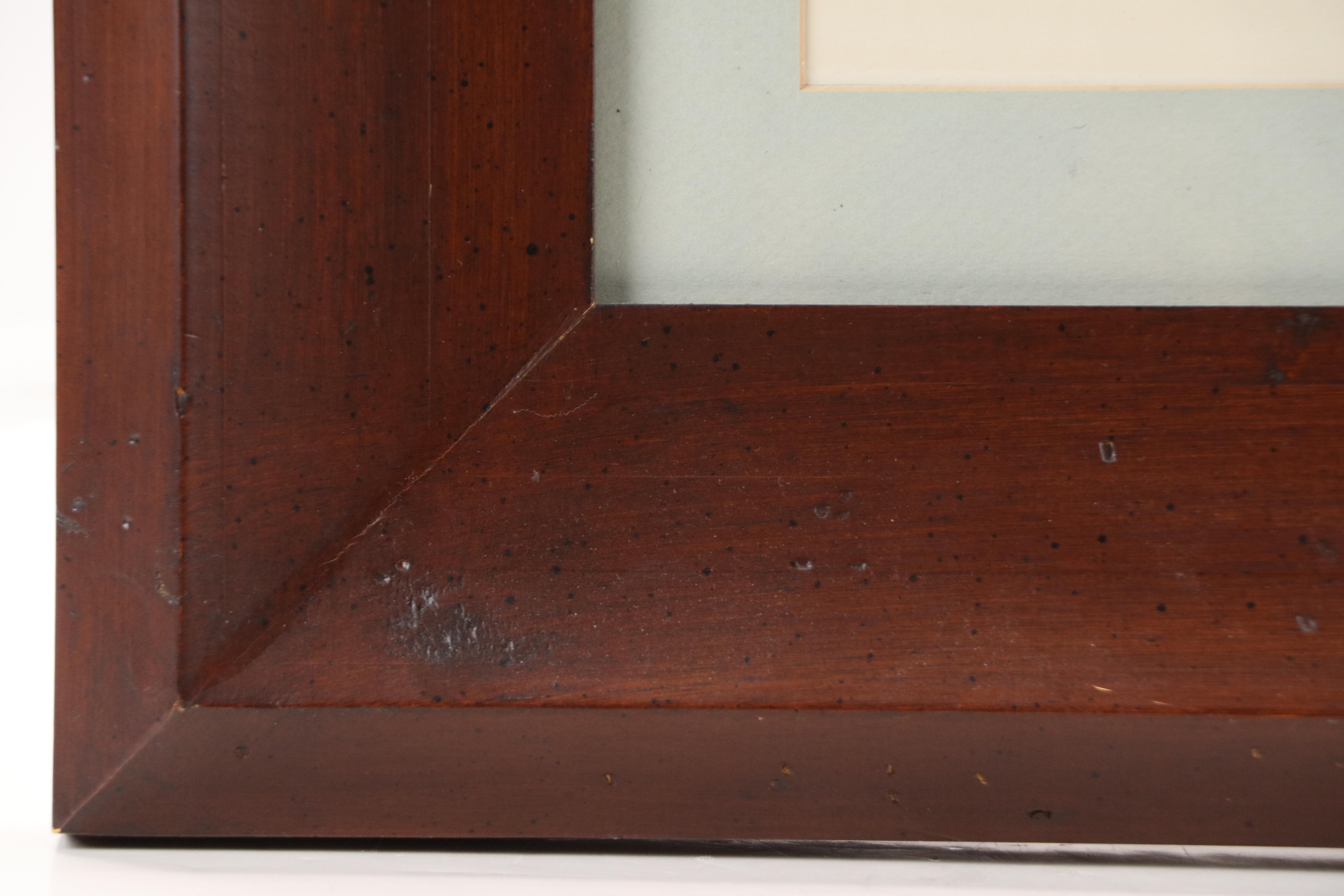 Herman Wessel Nautical Graphite Drawing of Marina Scene