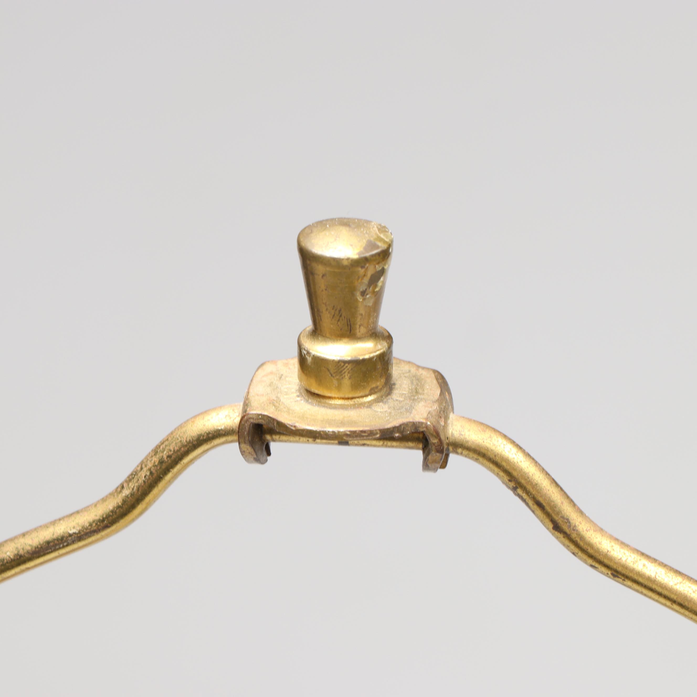 Neoclassical Parcel Gilt and Black Table Lamps, 20th Century