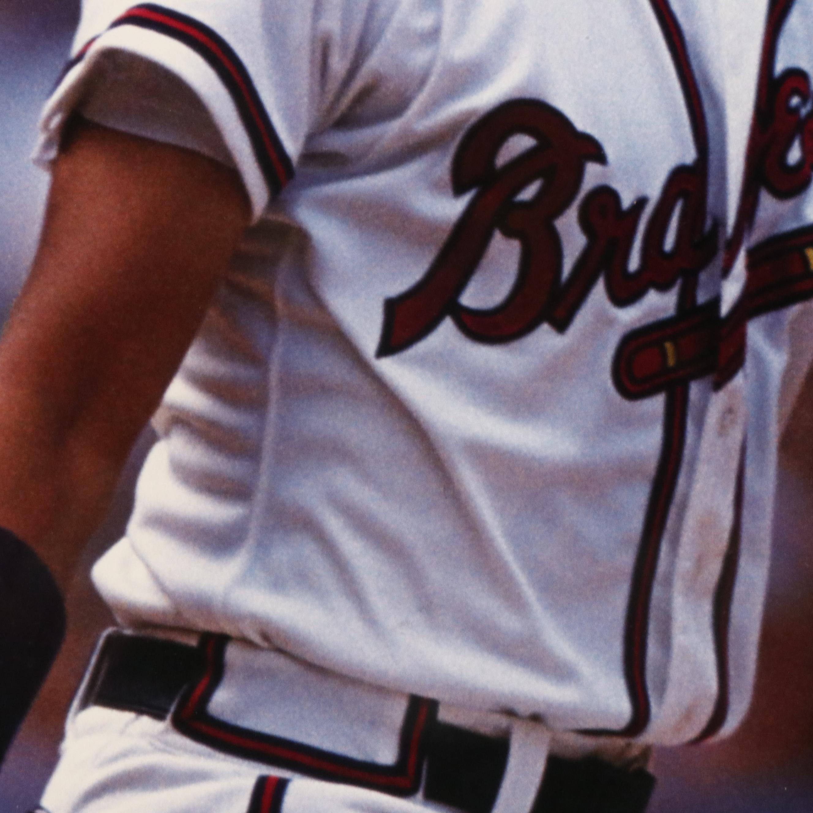 Dave Justice "Chief Justice" Atlanta Braves MLB Poster, 1991