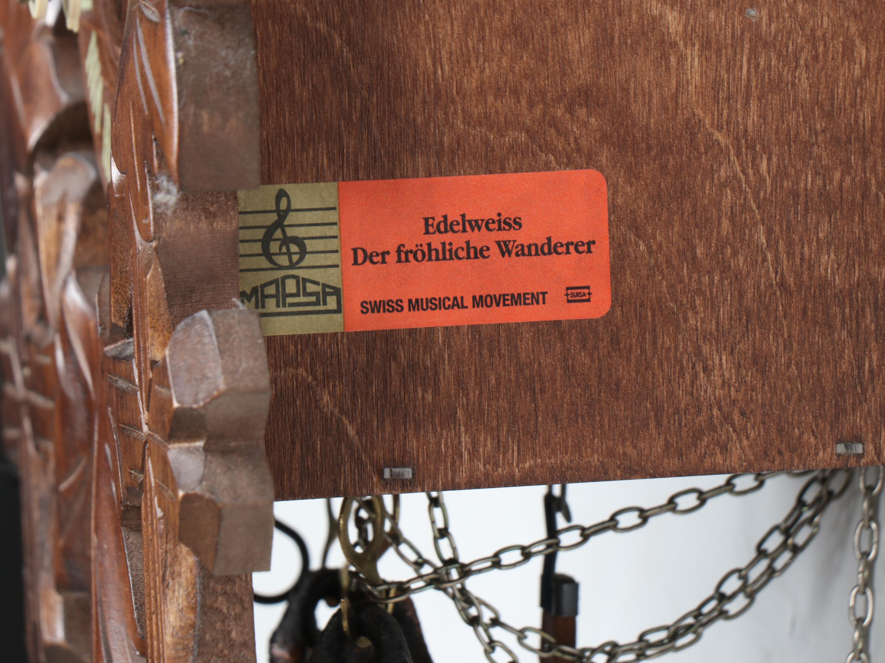 Danbury Mint Black Forest Wood Cuckoo Clock