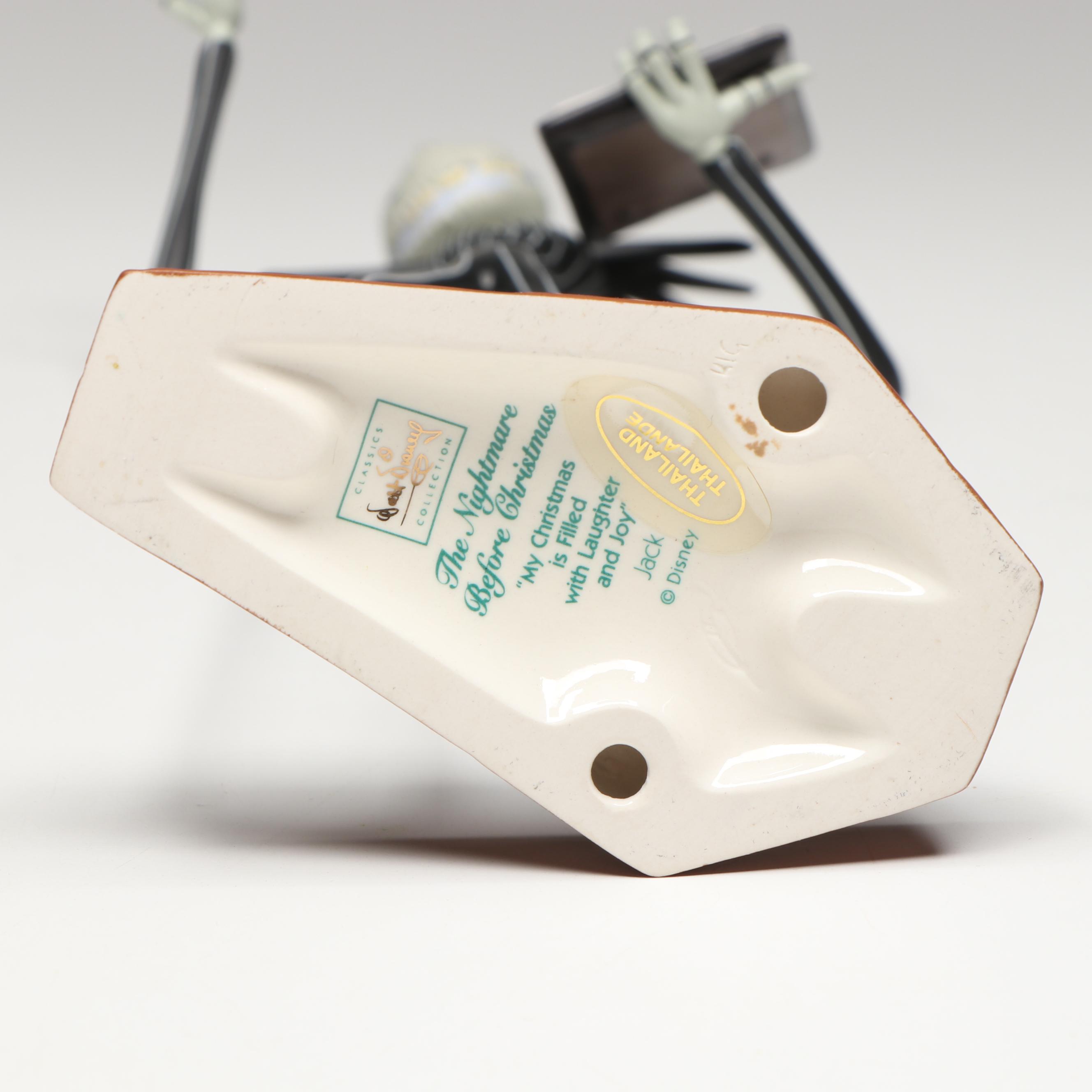 Disney "My Christmas is Filled with Laughter and Joy" Jack Porcelain Figurine