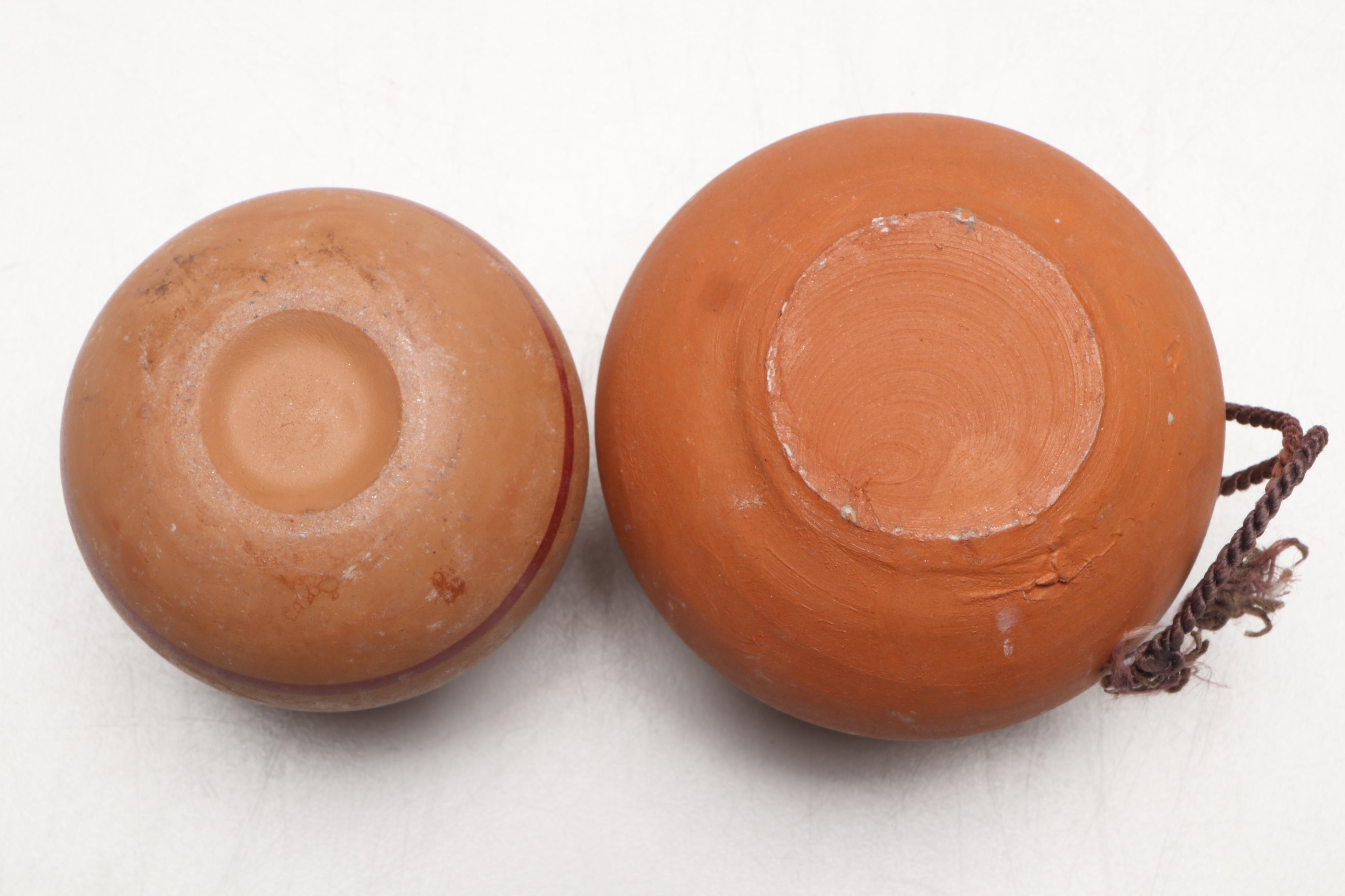 Barra Negro Blackware Pottery Ollas with Terracotta Pots, More