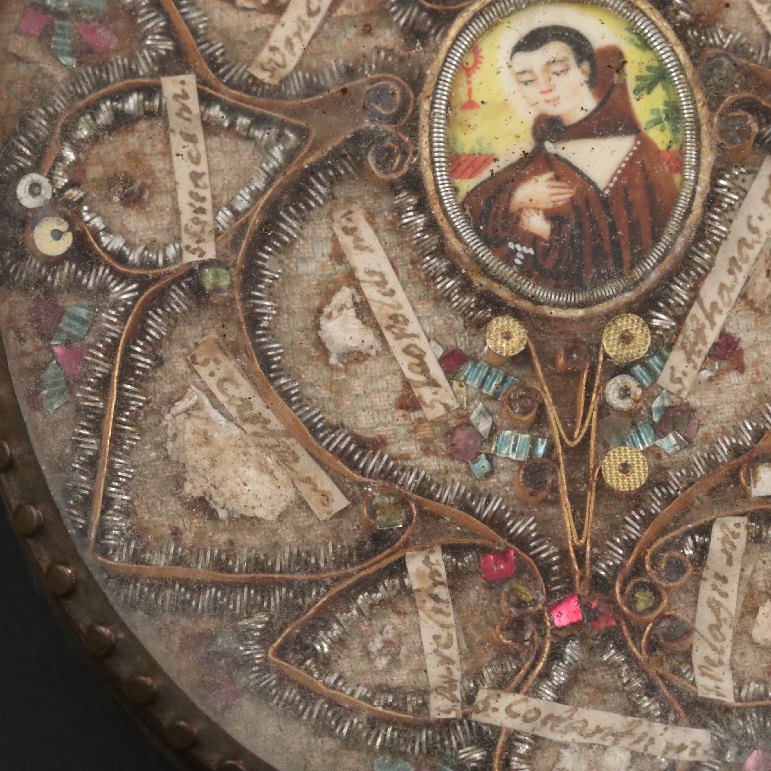 Double-Sided 27 Saints Catholic Multi-Reliquary Theca