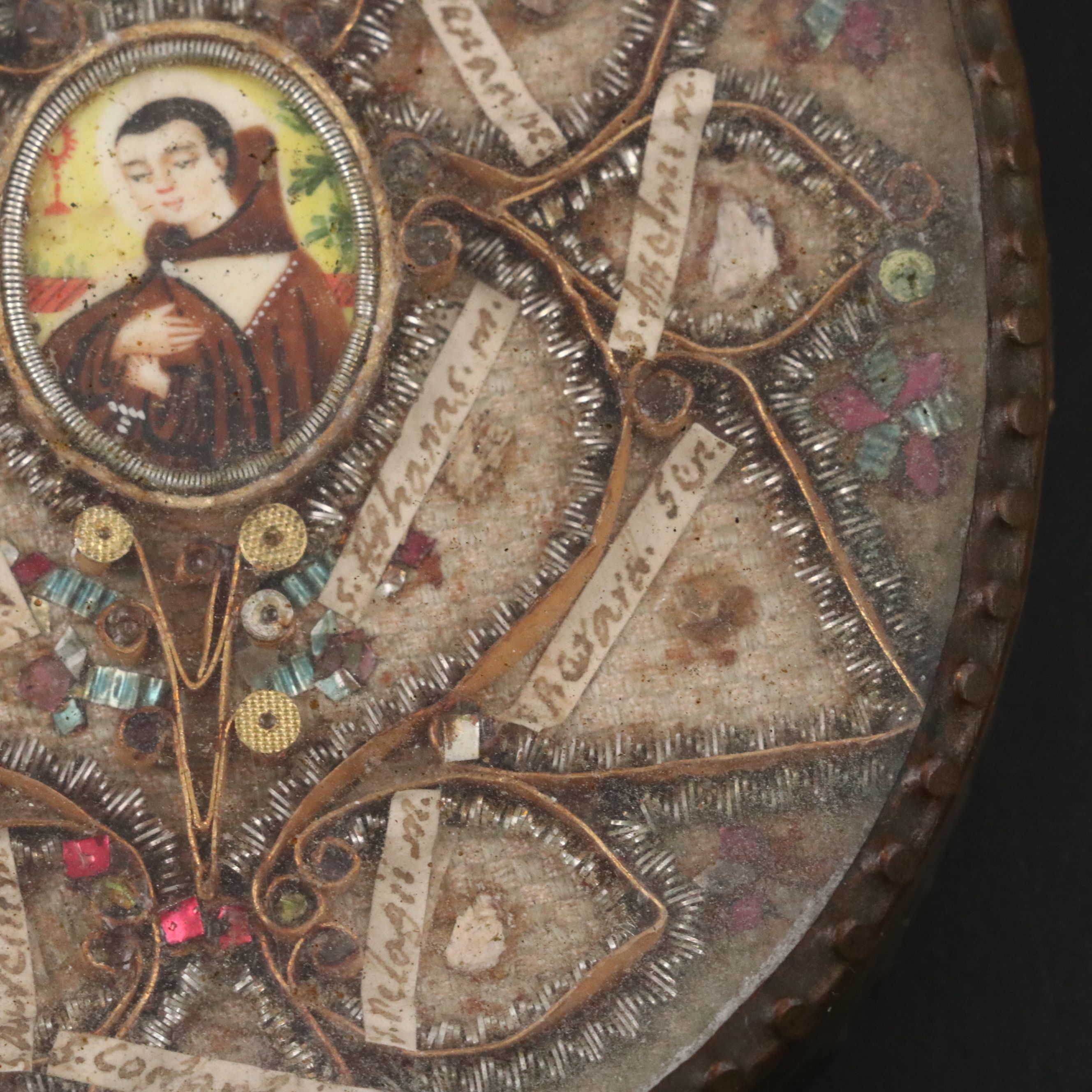 Double-Sided 27 Saints Catholic Multi-Reliquary Theca