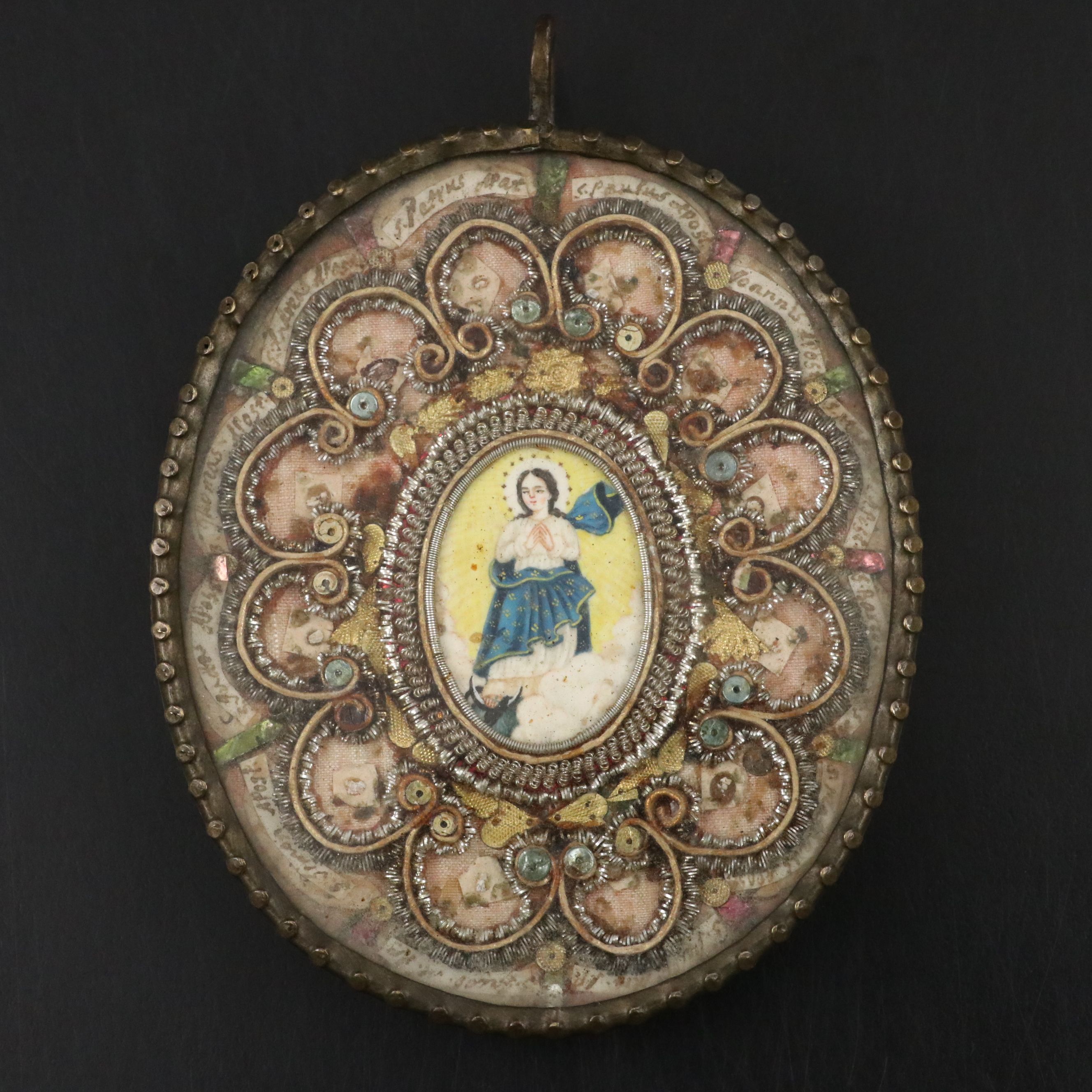 Double-Sided 27 Saints Catholic Multi-Reliquary Theca