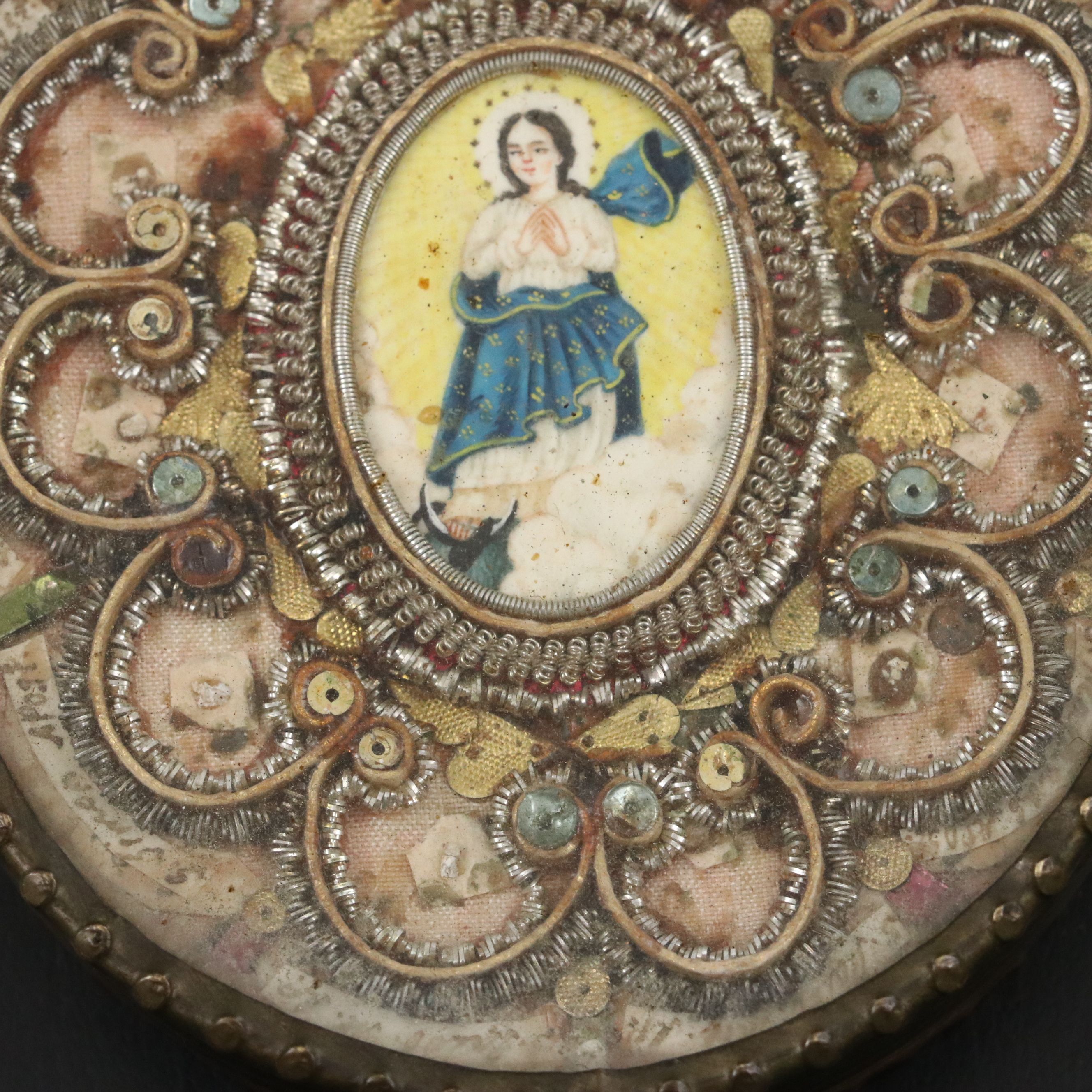 Double-Sided 27 Saints Catholic Multi-Reliquary Theca