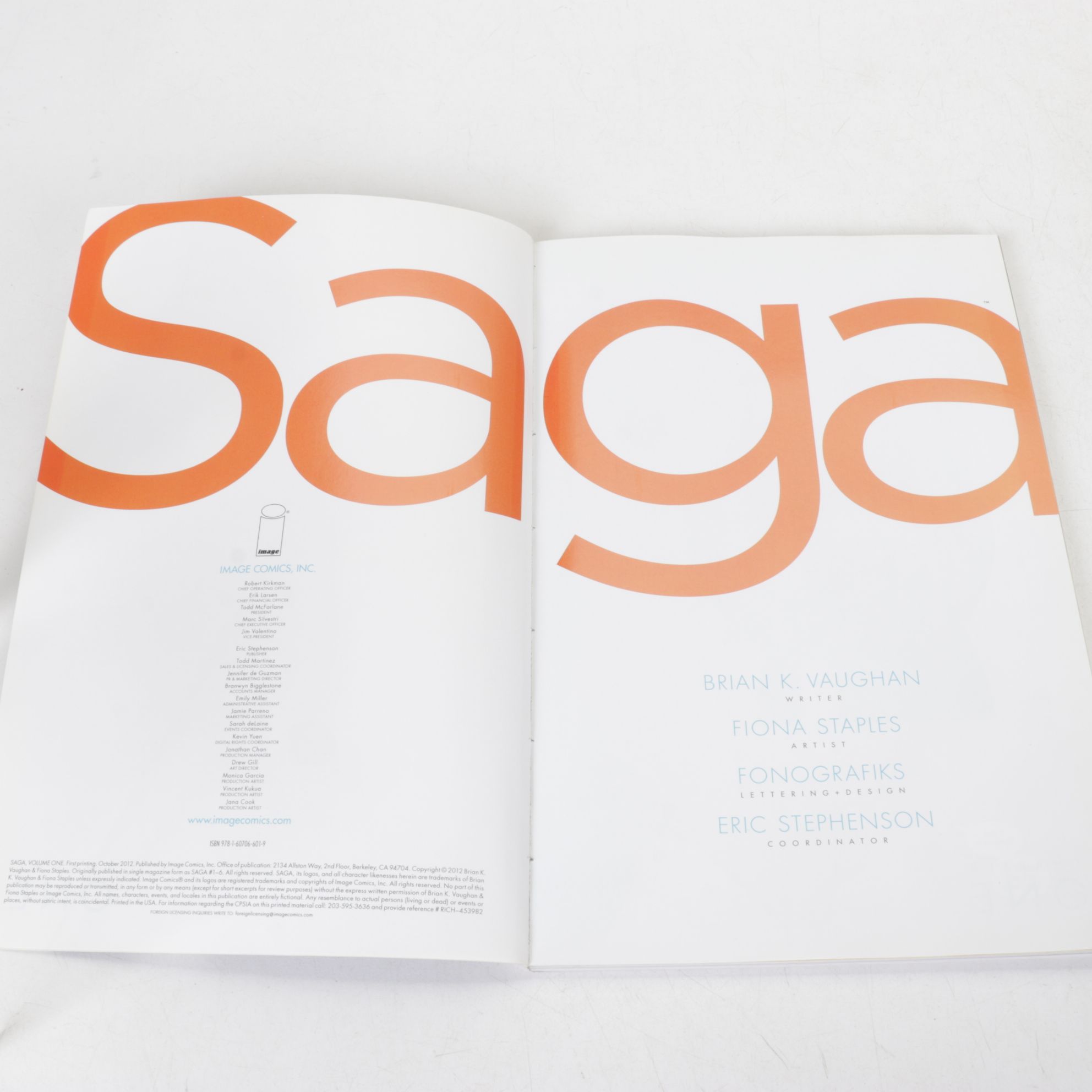 Brian K. Vaughan's "Saga" and Other Graphic Novel Series