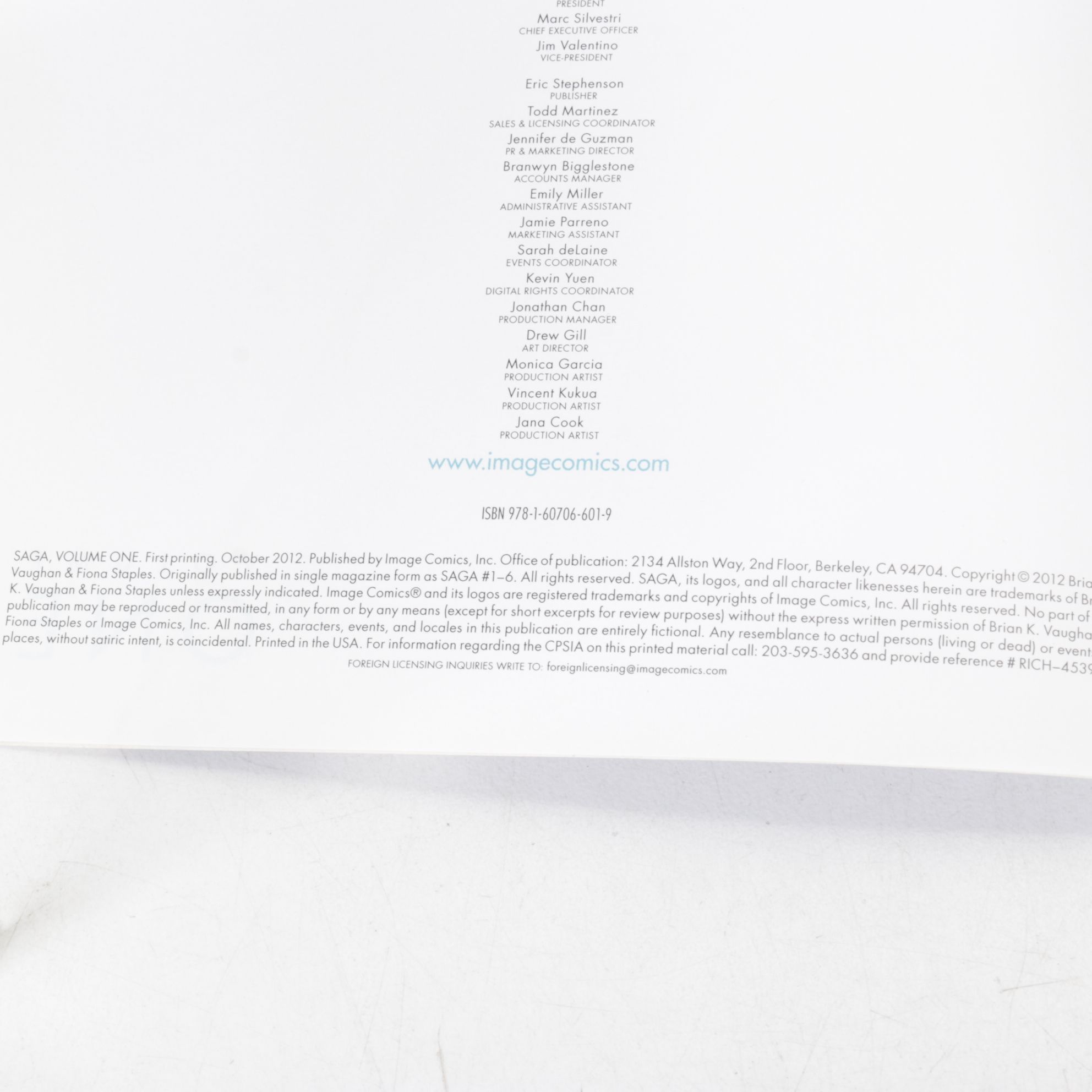 Brian K. Vaughan's "Saga" and Other Graphic Novel Series