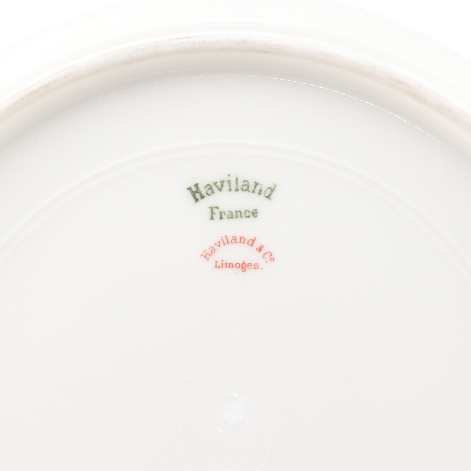 Haviland Limoges Hand-Painted Gilt Porcelain Dinner Plates