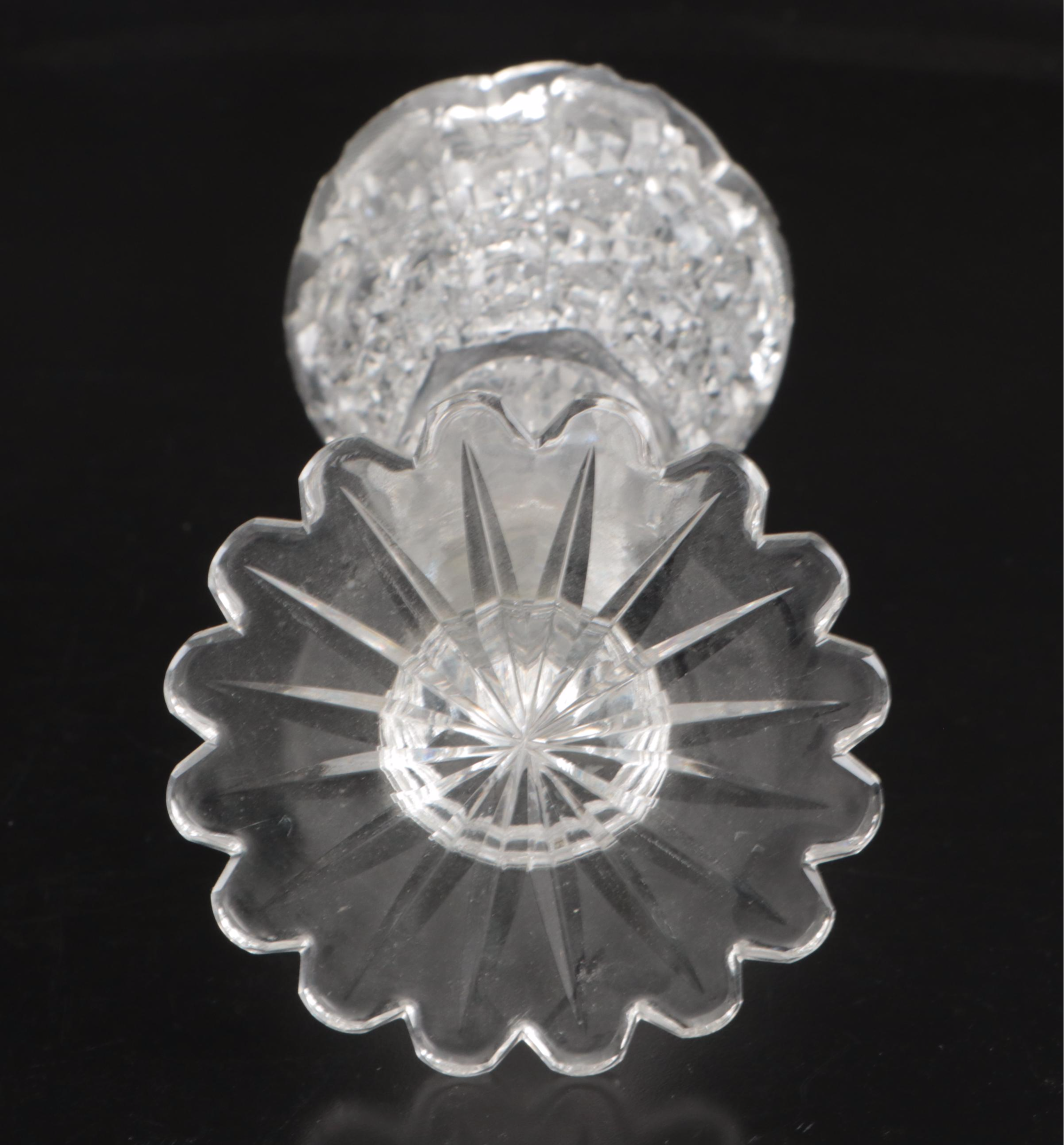 American Brilliant Cut Crystal Vases