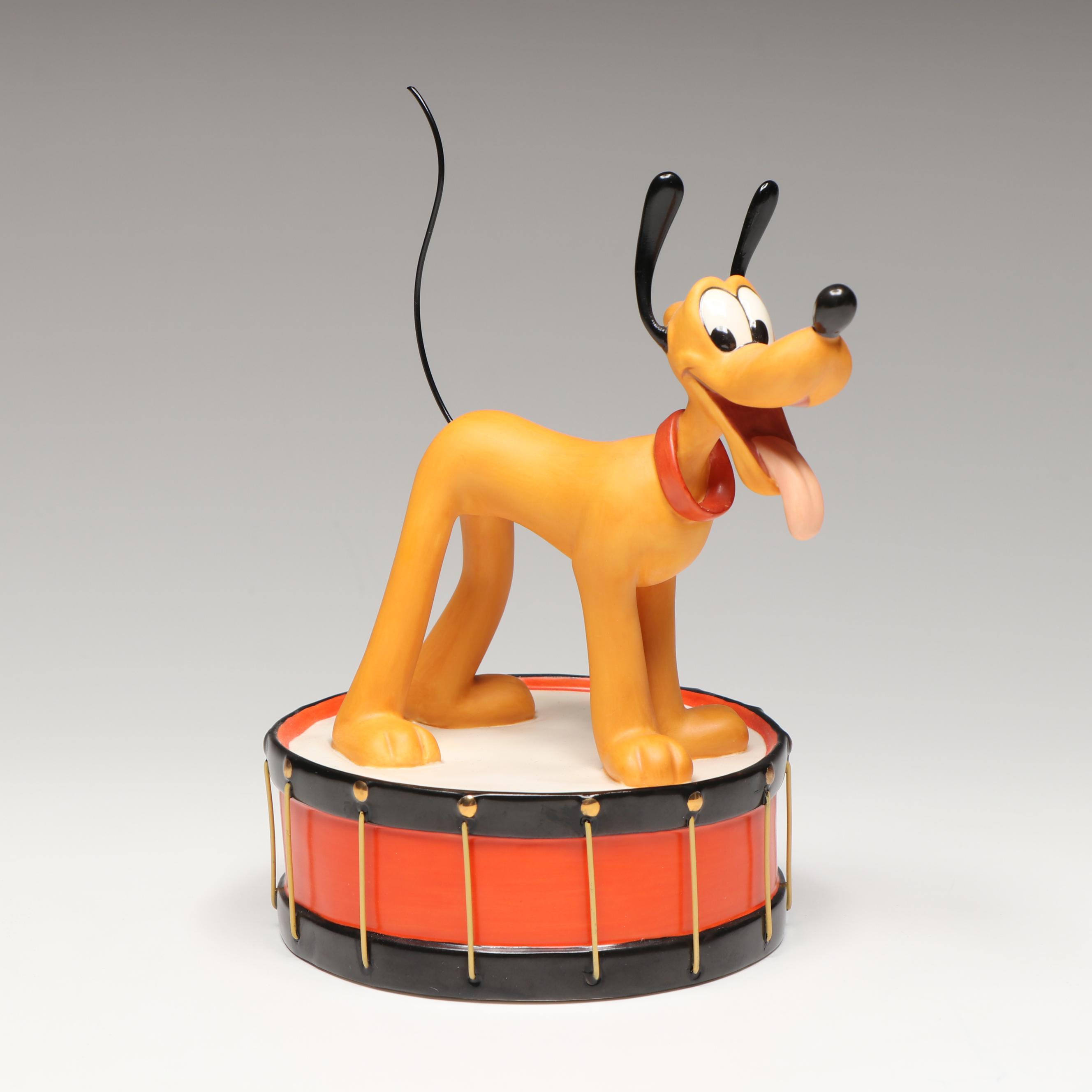 Disney Mickey Mouse Club "Keep the Beat" Pluto Porcelain Figurine