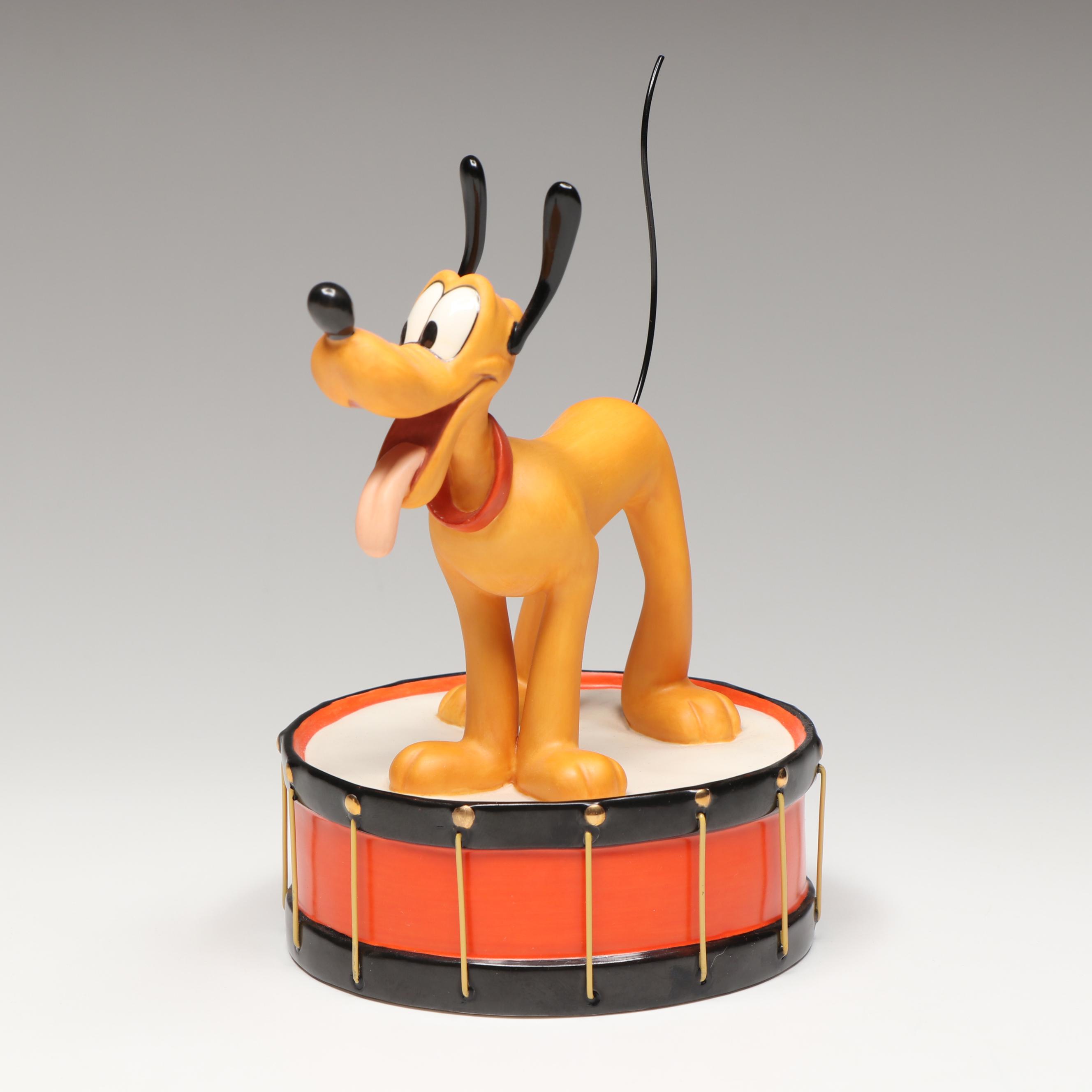Disney Mickey Mouse Club "Keep the Beat" Pluto Porcelain Figurine
