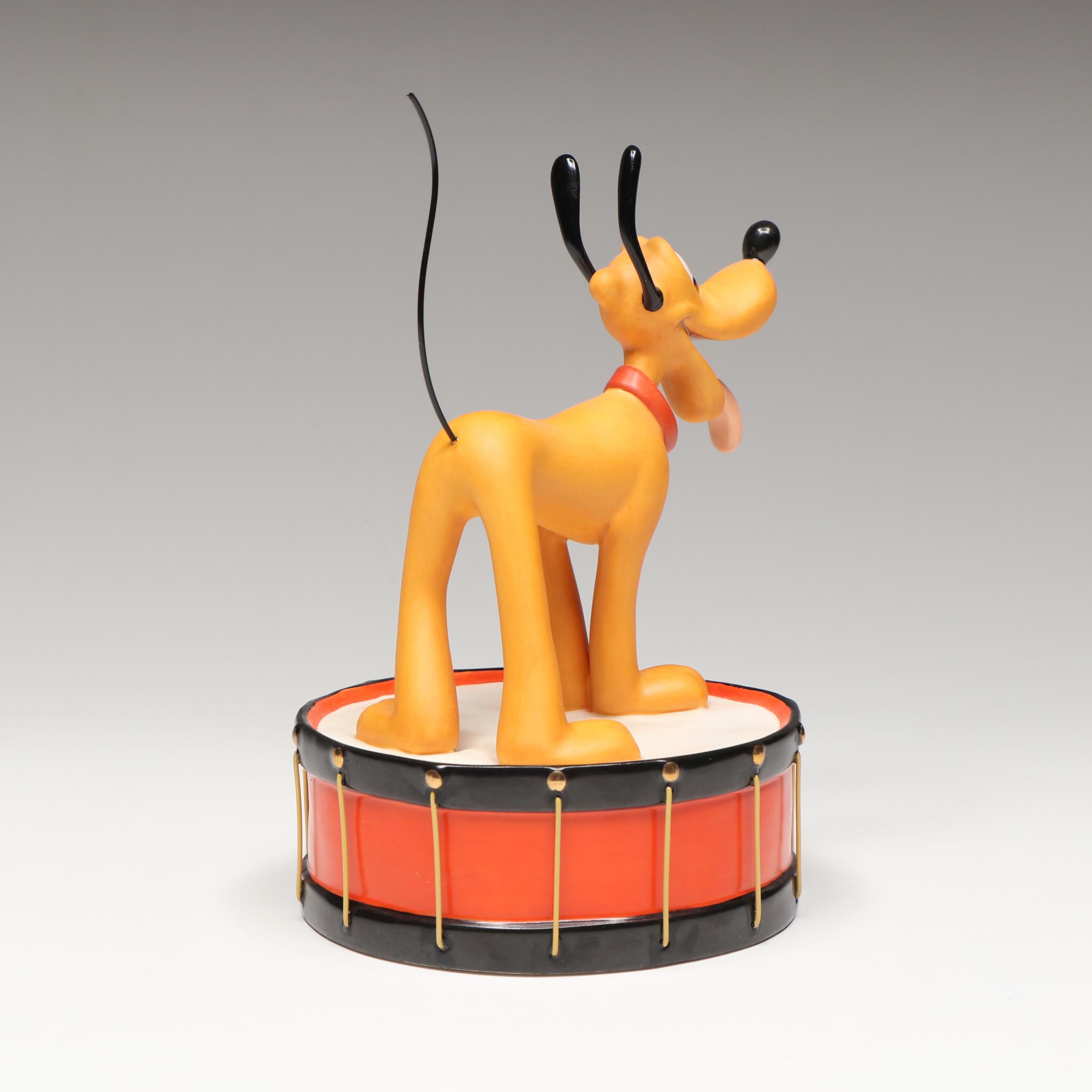 Disney Mickey Mouse Club "Keep the Beat" Pluto Porcelain Figurine