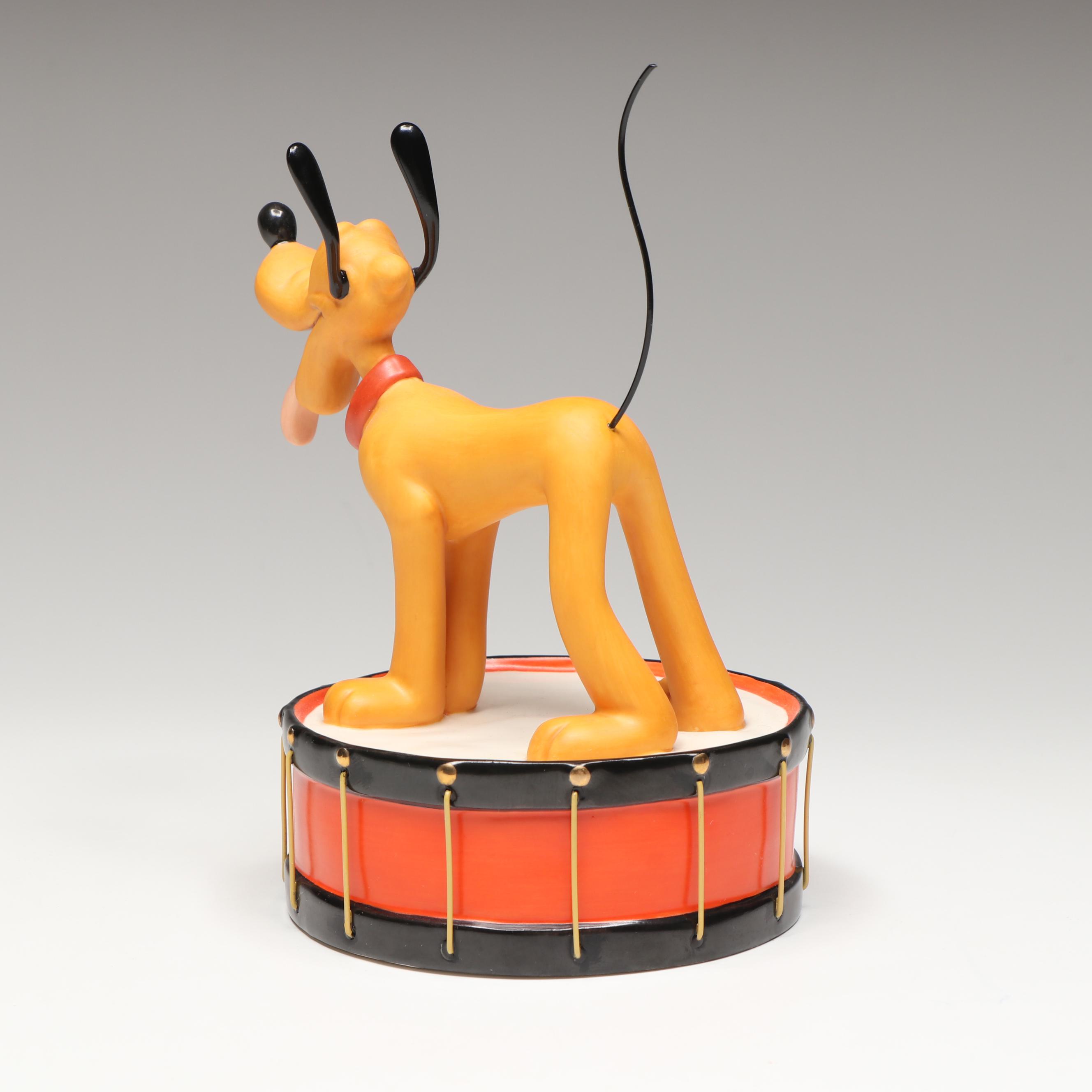 Disney Mickey Mouse Club "Keep the Beat" Pluto Porcelain Figurine