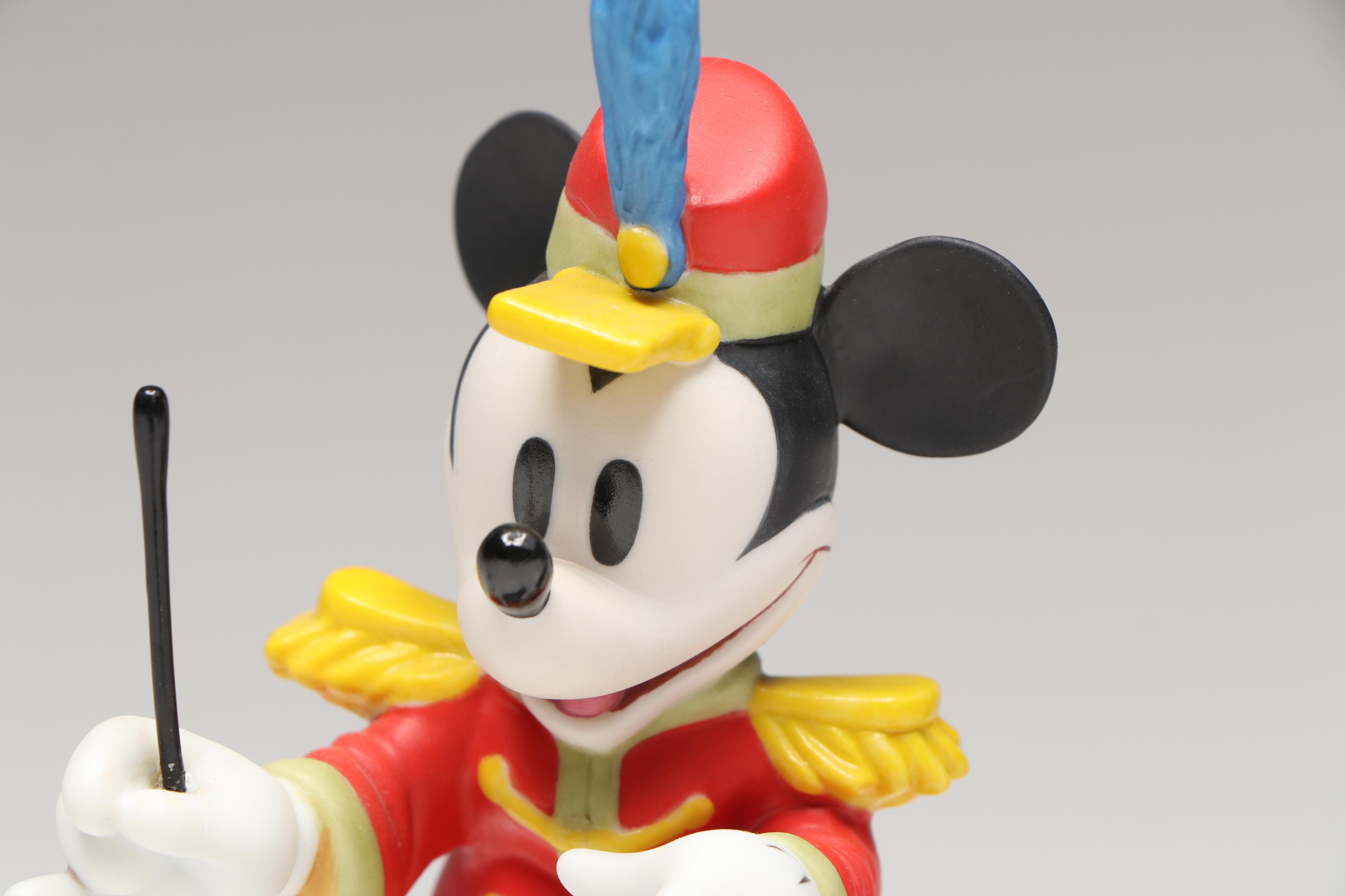 Disney Band Concert "From the Top" Mickey's 70th Birthday Porcelain Figurine