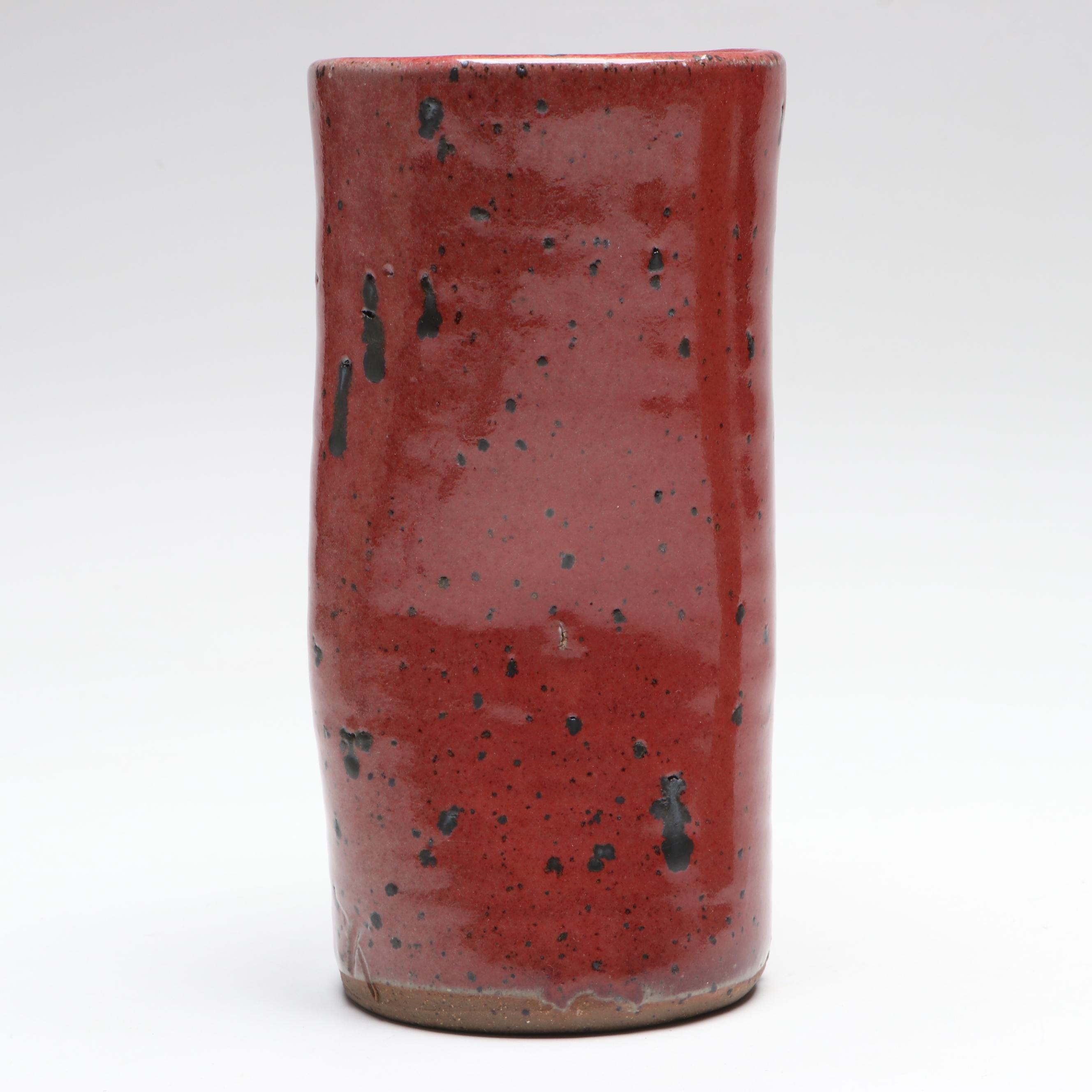 Studio Pottery Salt Glazed Stoneware Vases