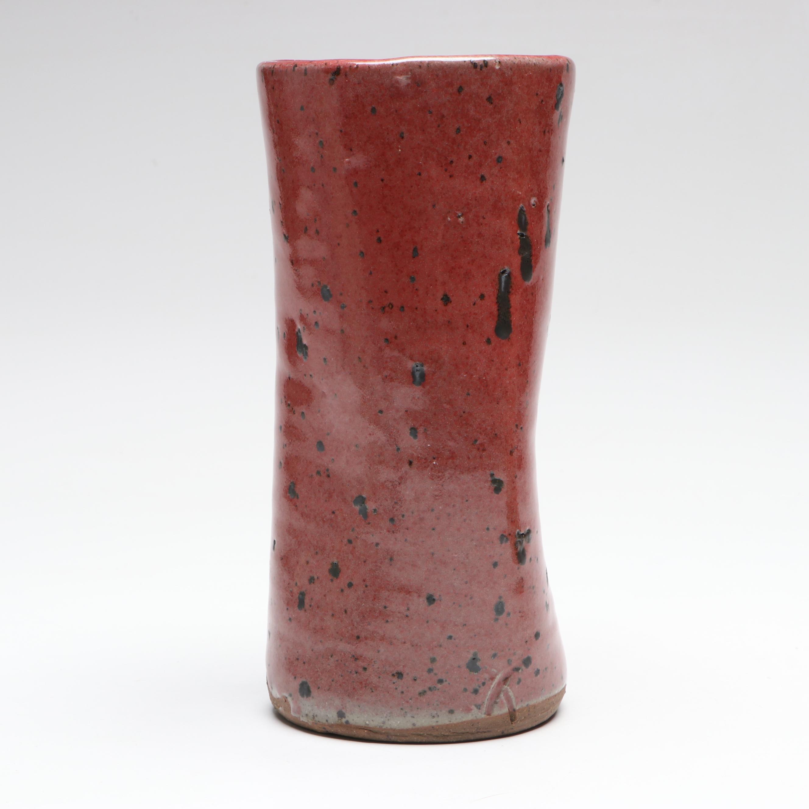 Studio Pottery Salt Glazed Stoneware Vases