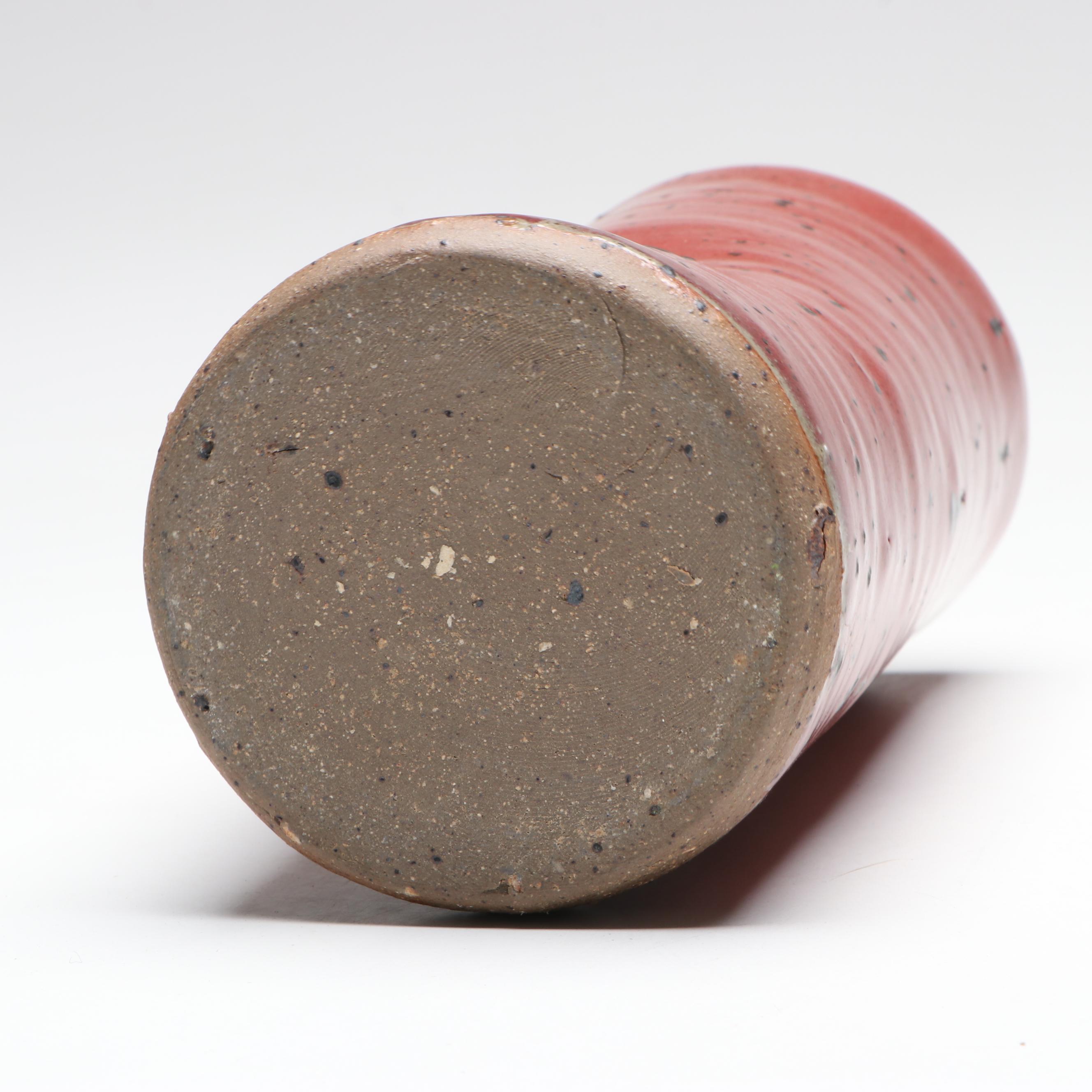 Studio Pottery Salt Glazed Stoneware Vases