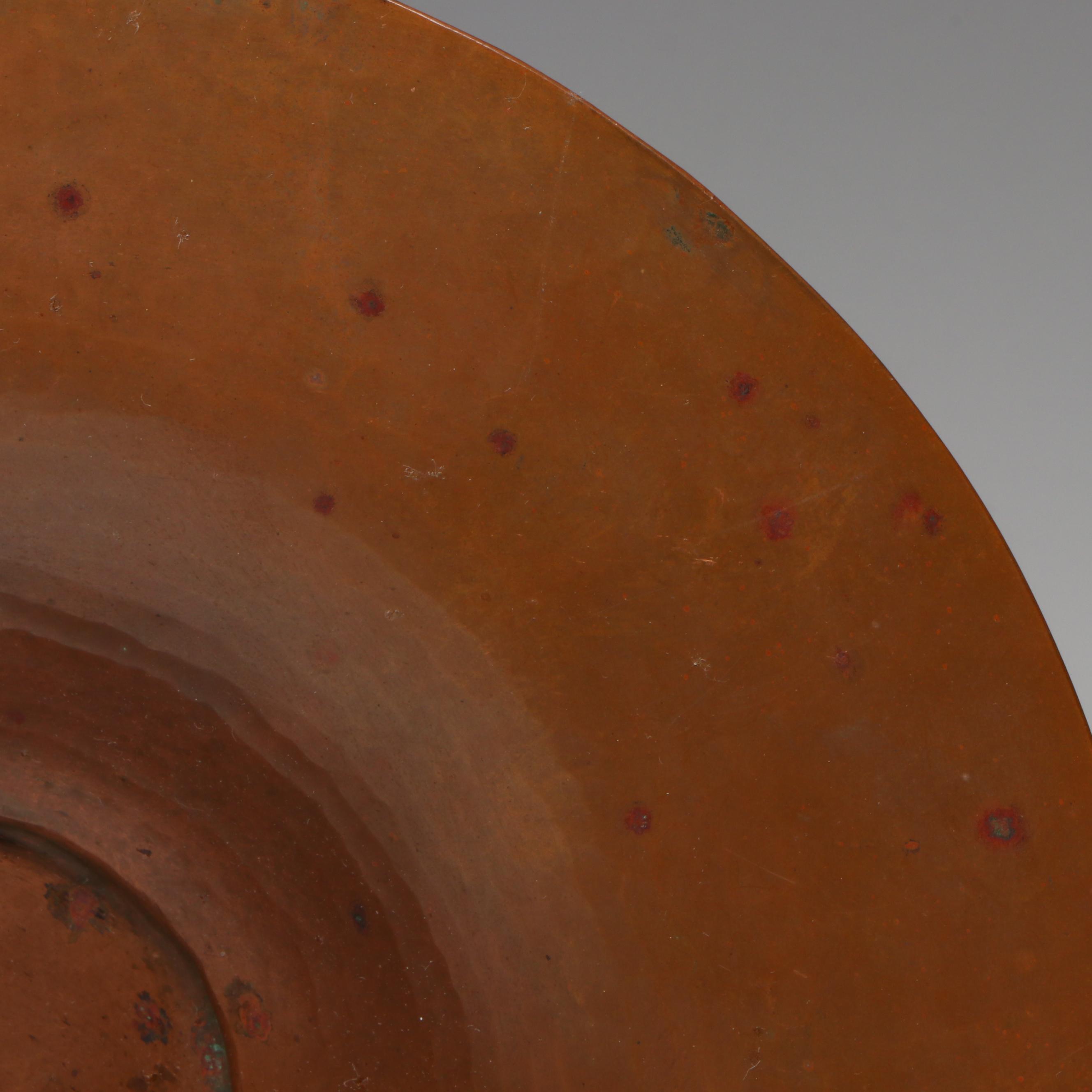 Dirk van Erp American Hammered Copper Bowl, Early to Mid-20th Century