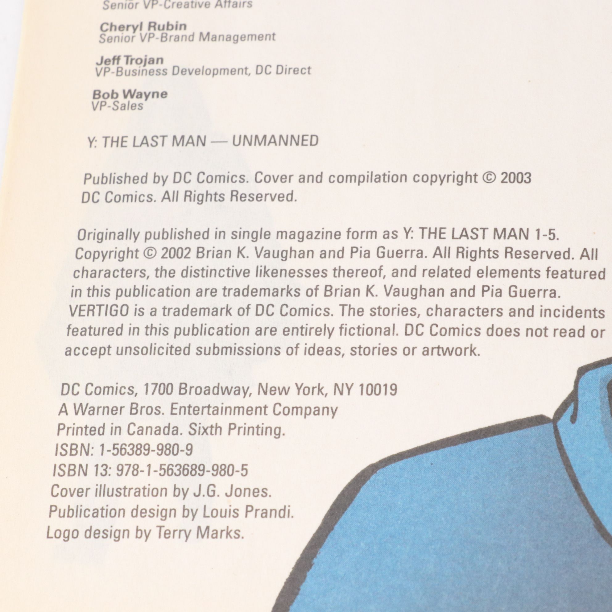 Brian K. Vaughan's "Y the Last Man" Complete Graphic Novel Series