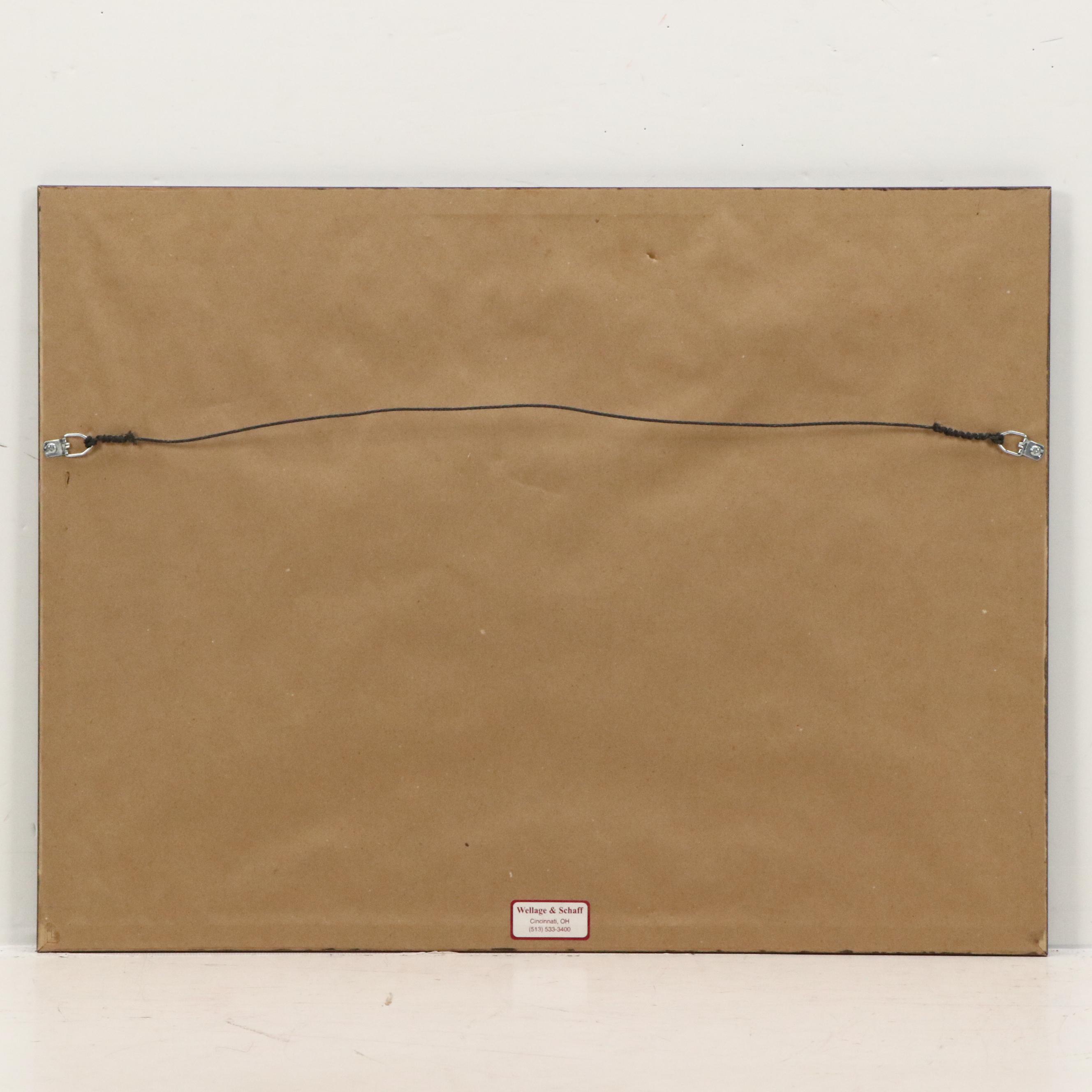 Fantasy Genre Colored Pencil Drawing with Knife and Deities, 21st Century