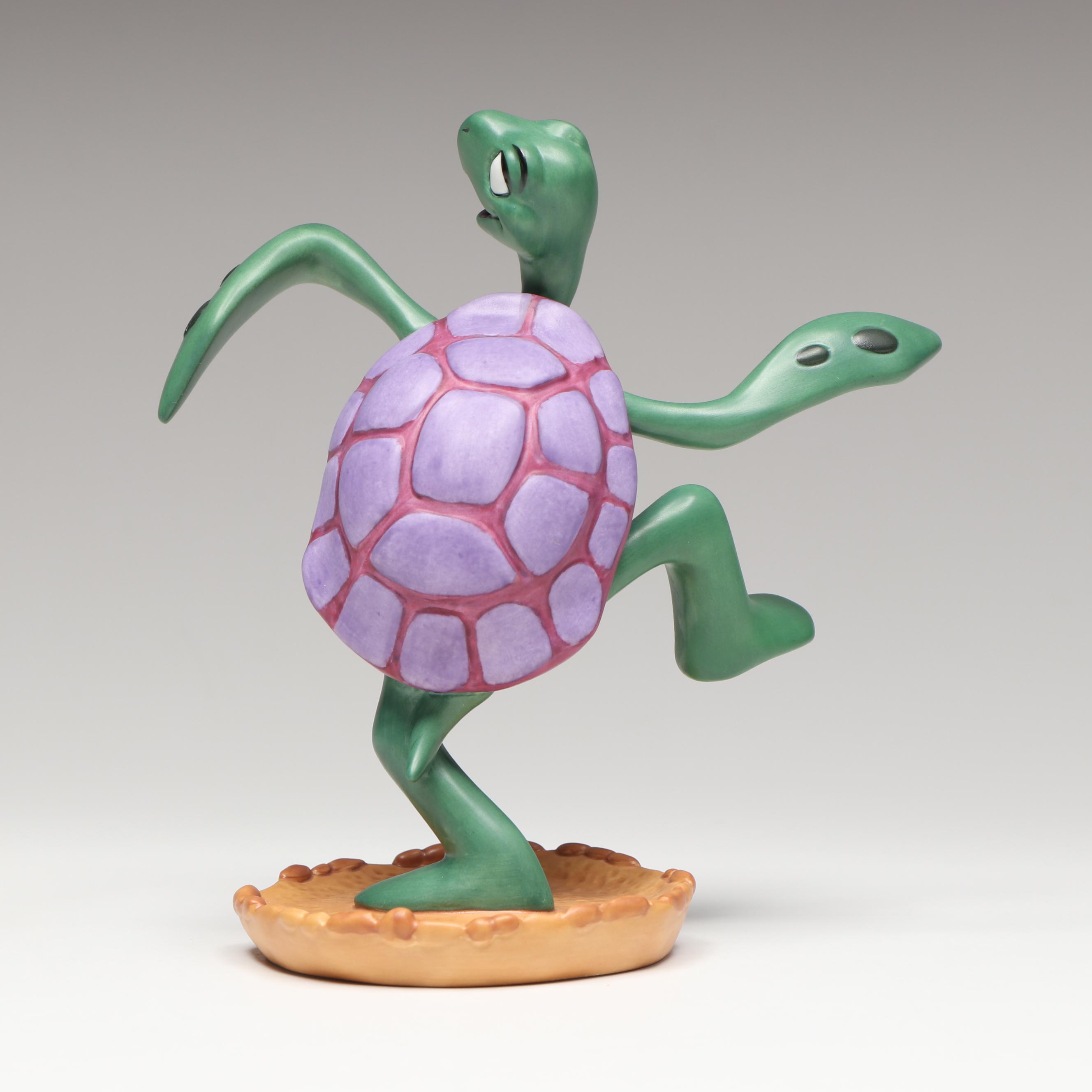 Disney The Little Mermaid "Twistin' Turtle" Porcelain Figurine, 1997-1999