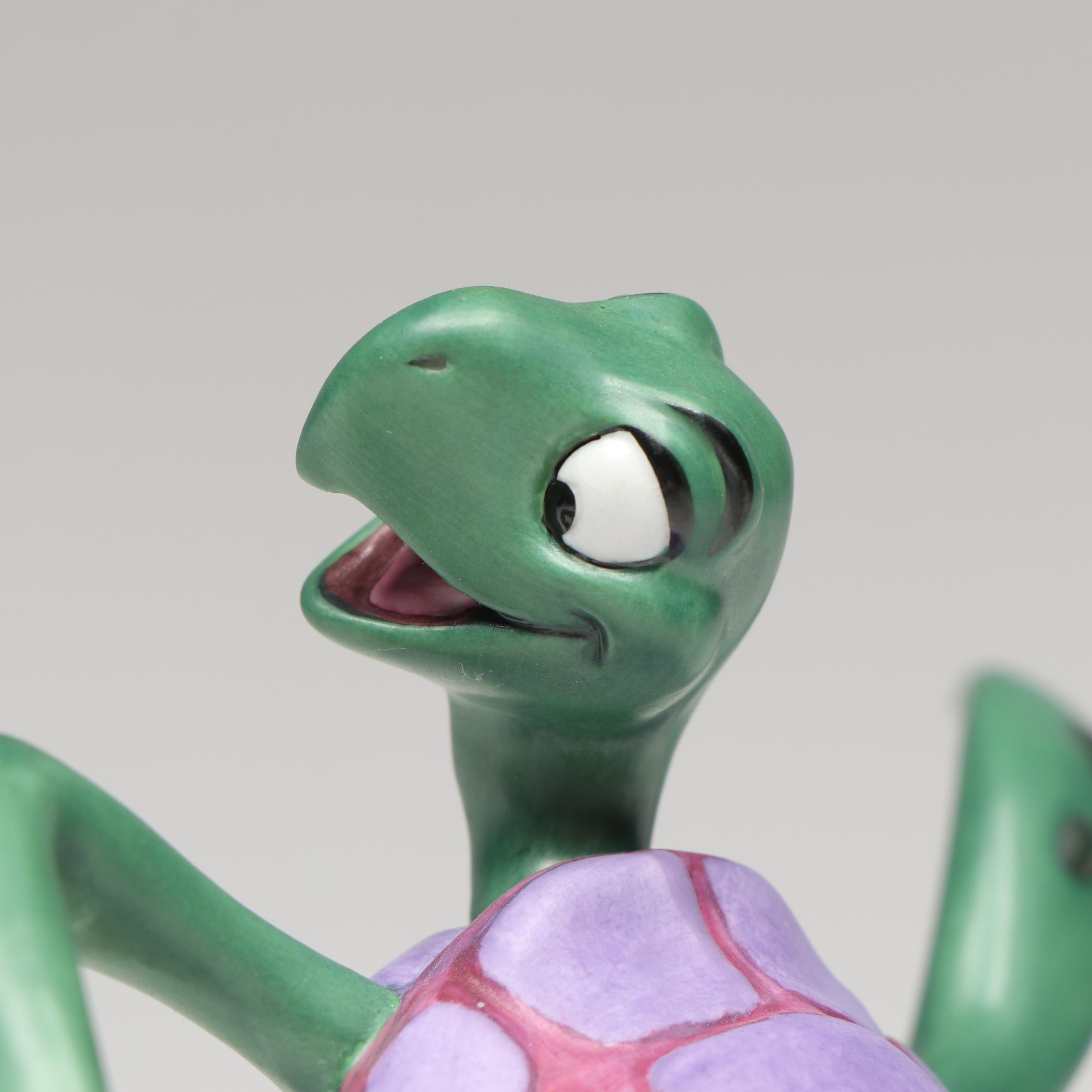 Disney The Little Mermaid "Twistin' Turtle" Porcelain Figurine, 1997-1999