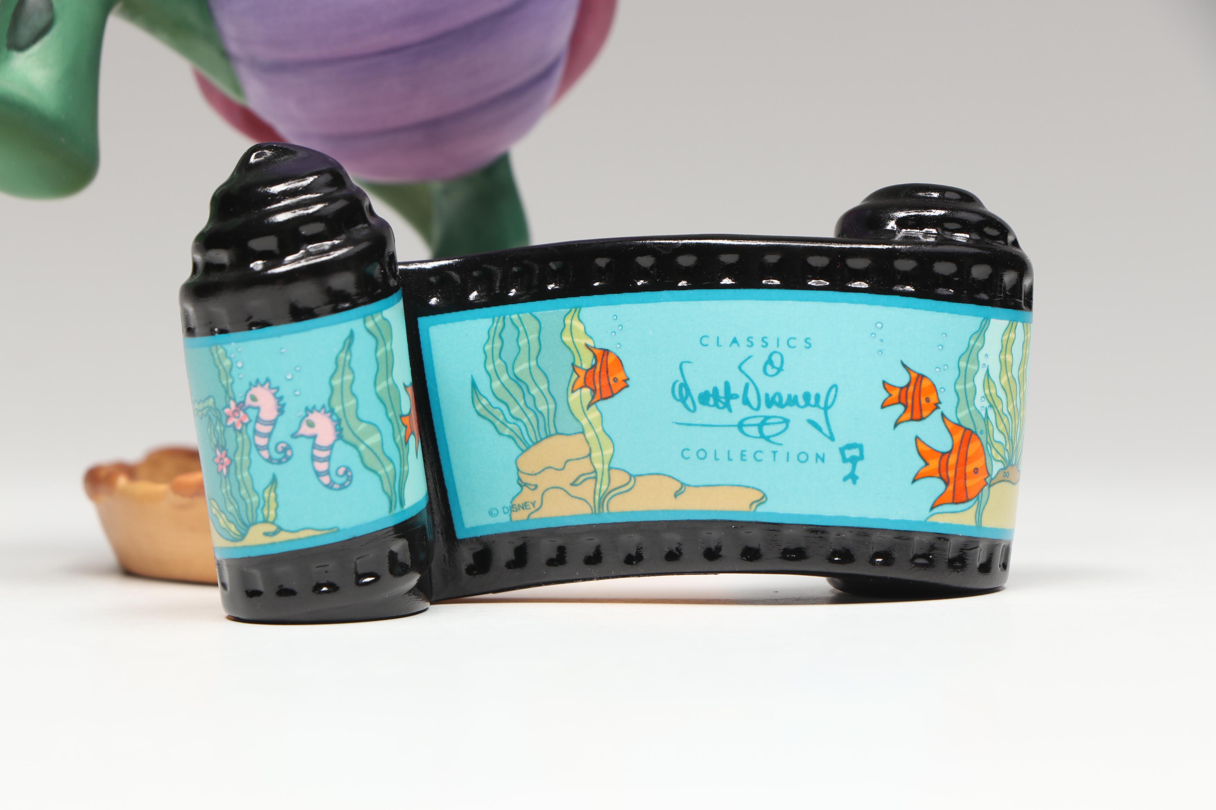 Disney The Little Mermaid "Twistin' Turtle" Porcelain Figurine, 1997-1999