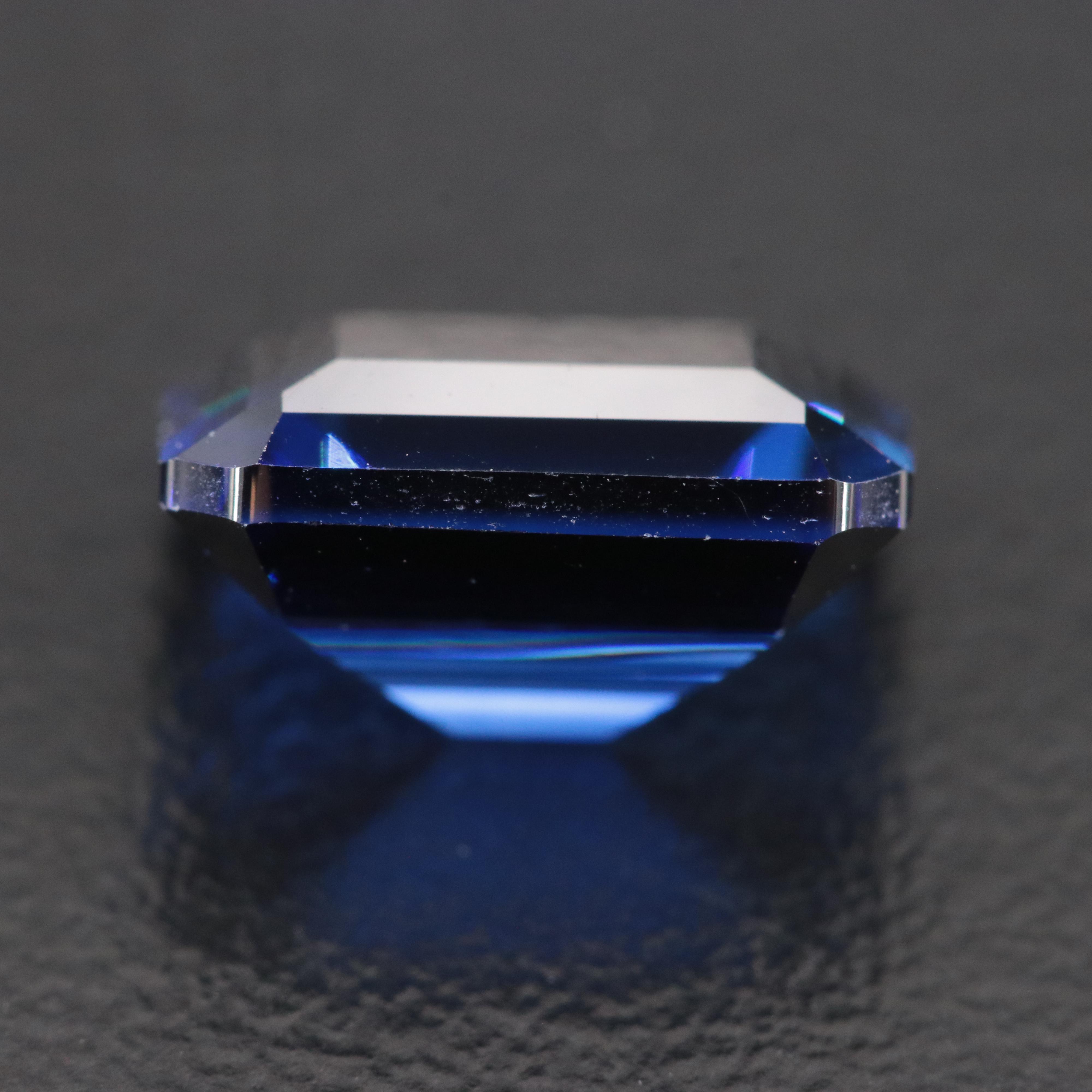 Loose 4.31 CT Lab Grown Sapphire