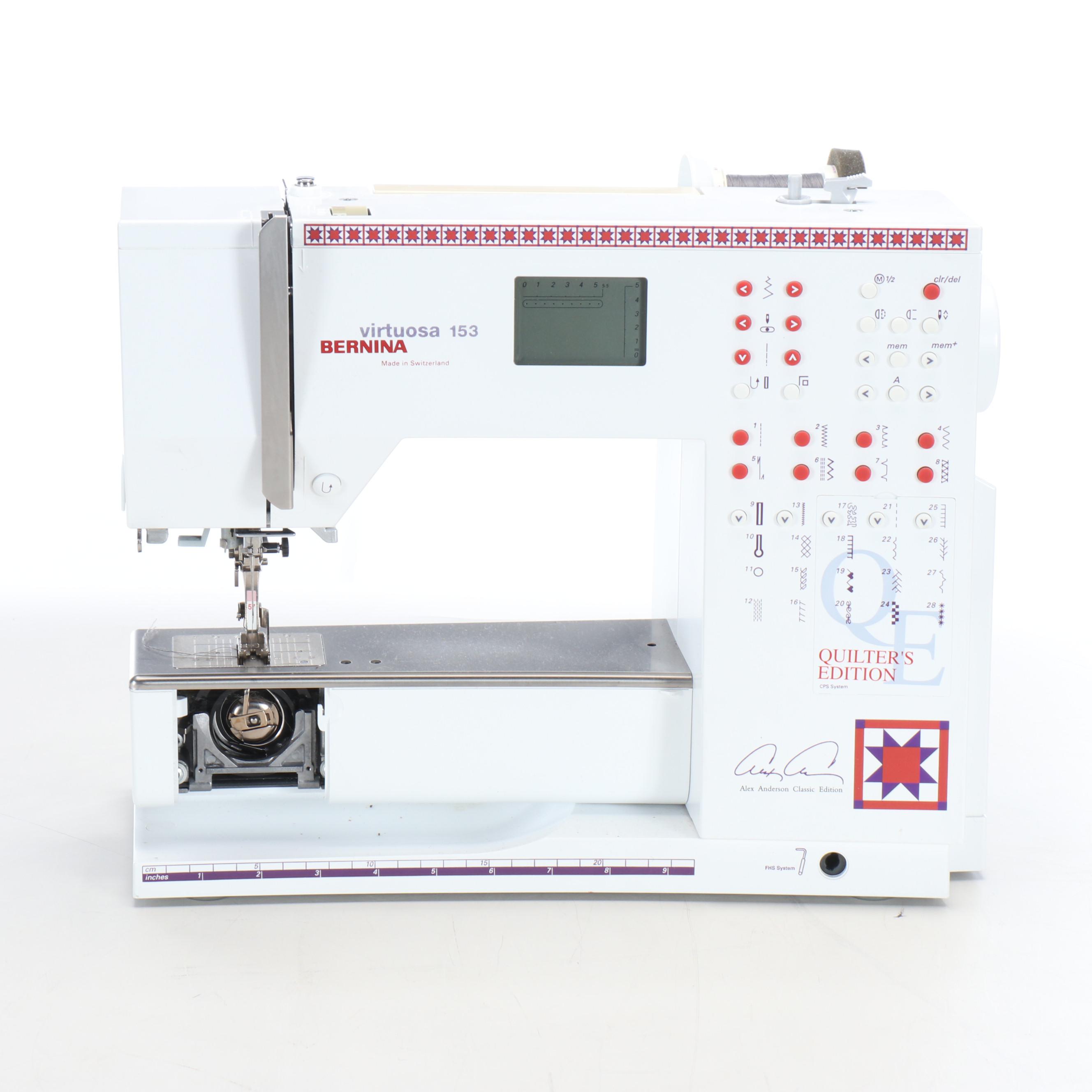 Swiss Bernina Virtuosa 153 Computerized Sewing Machine