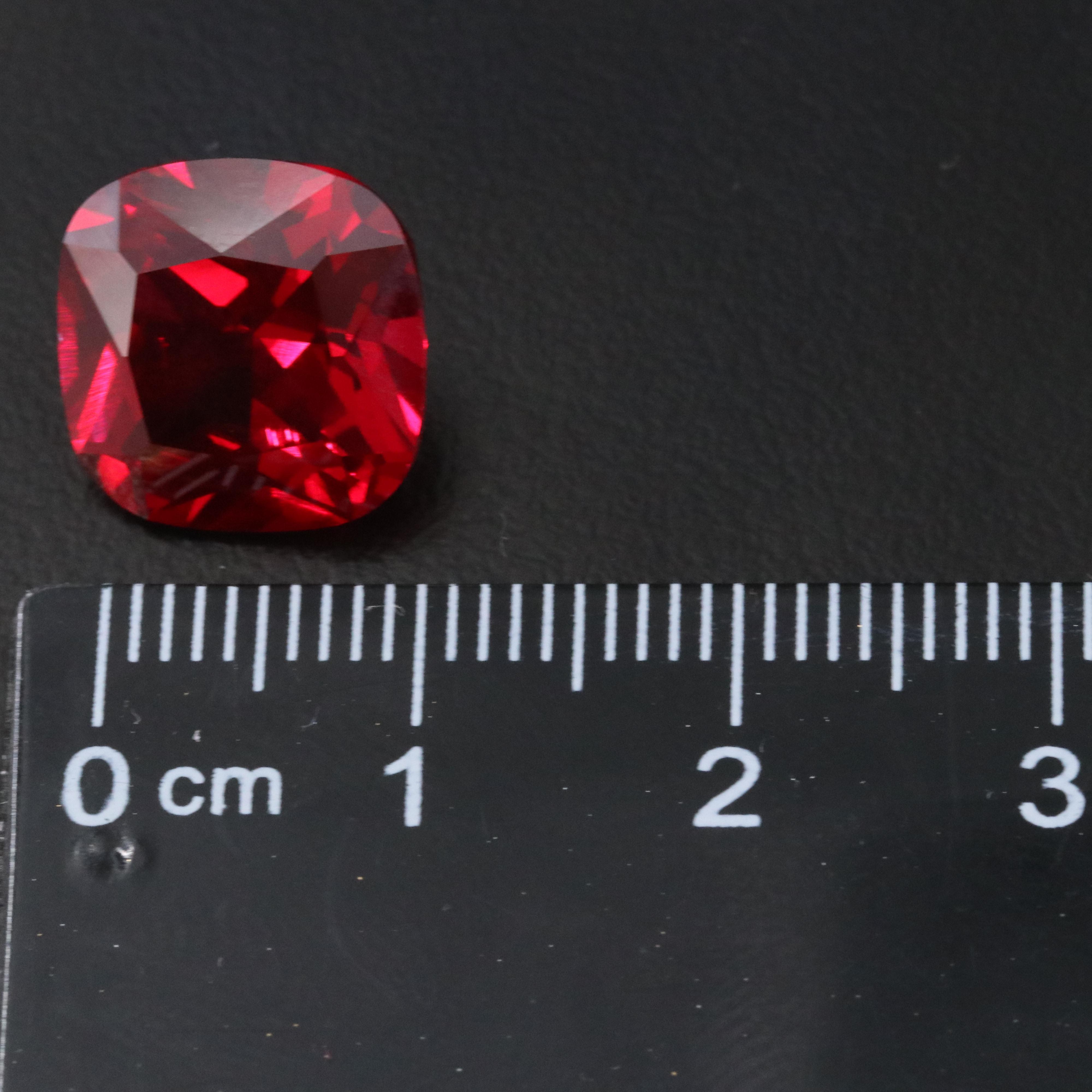 Loose 8.29 CT Lab Grown Ruby
