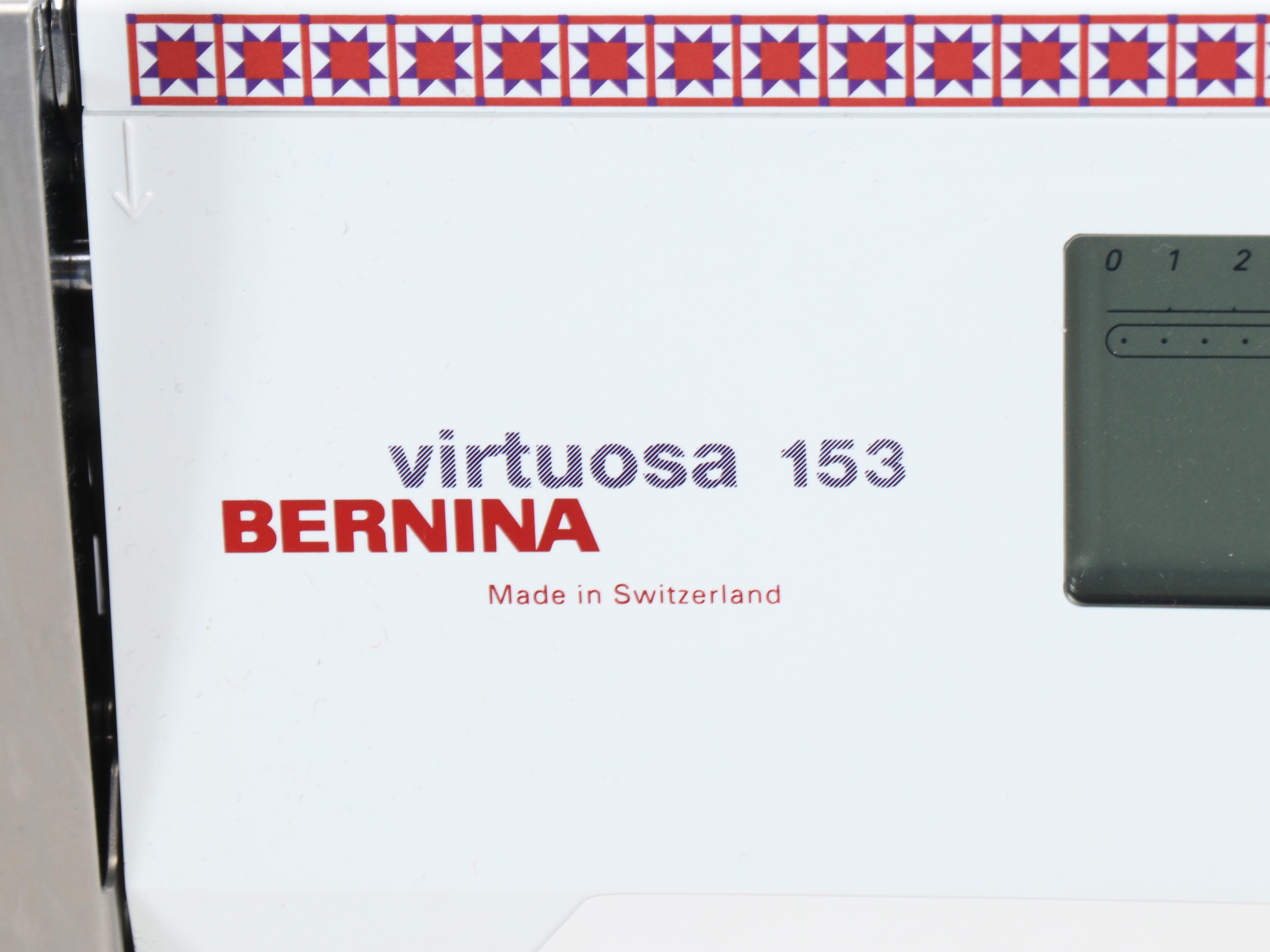 Swiss Bernina Virtuosa 153 Computerized Sewing Machine