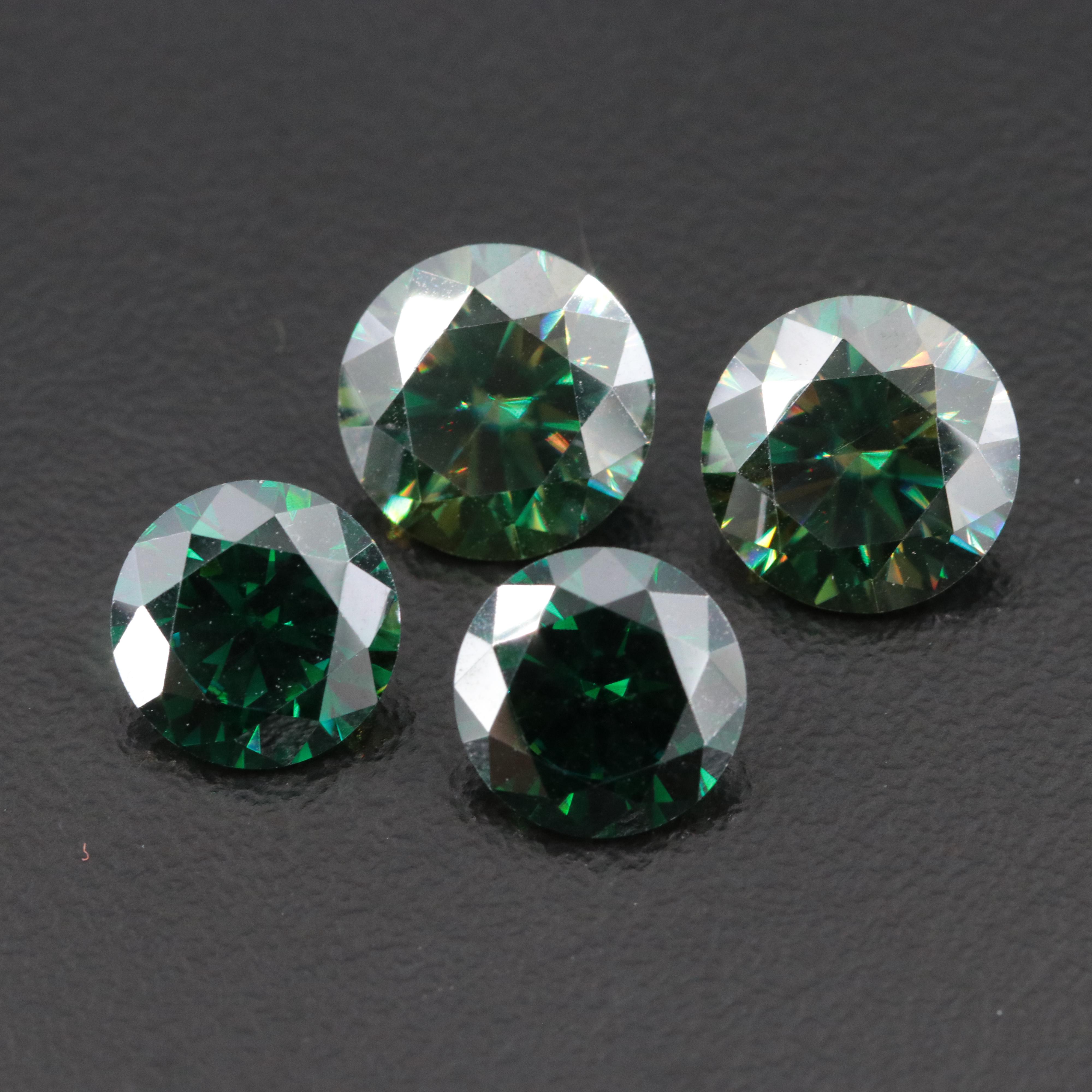 Loose 8.63 CTW Moissanites