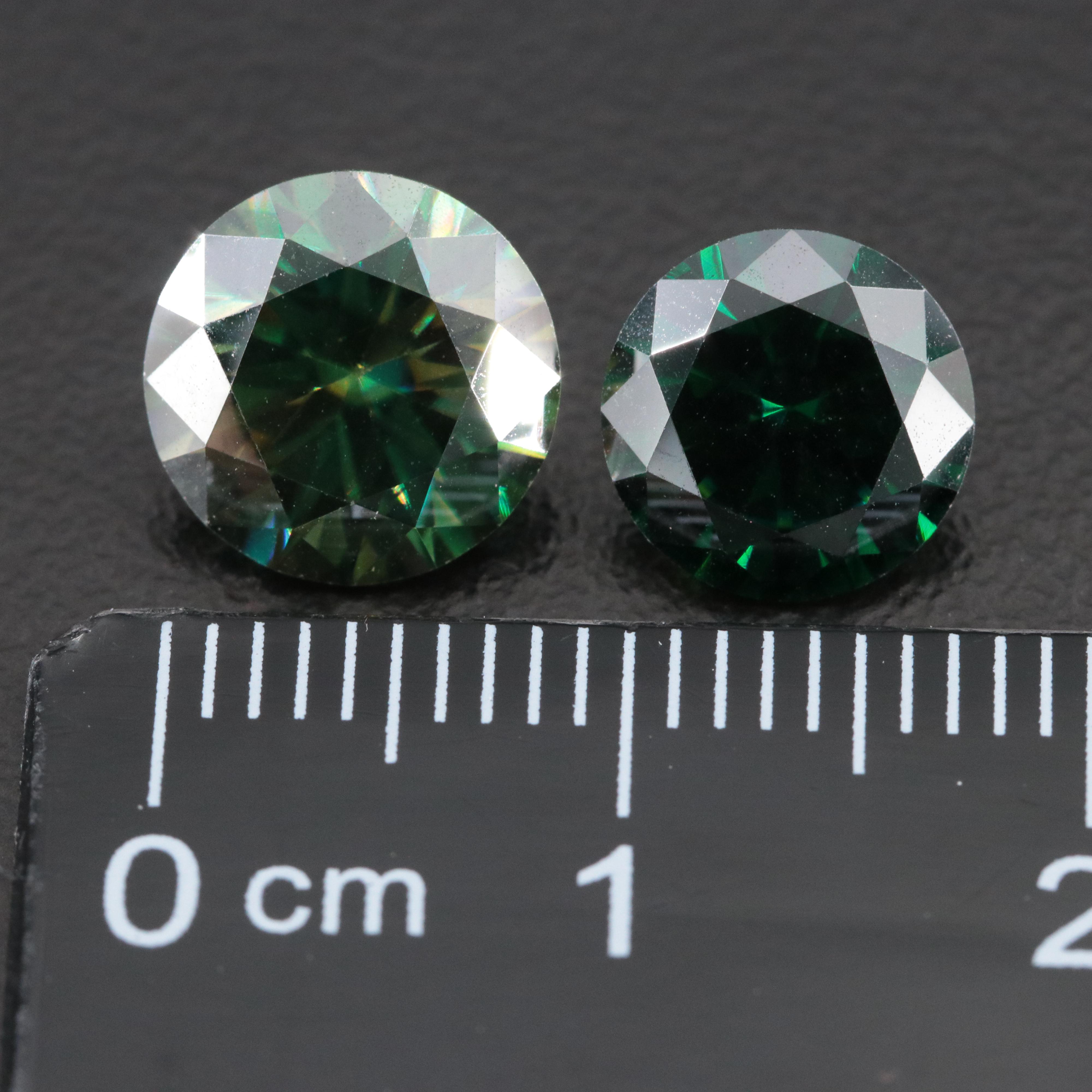 Loose 8.63 CTW Moissanites