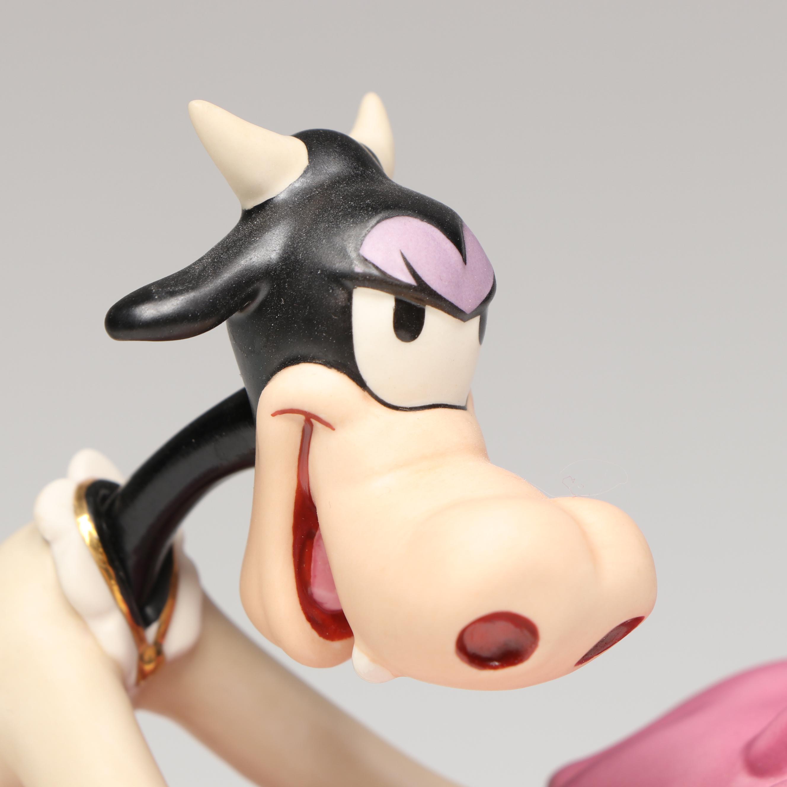 Disney Mickey Mouse Club "Give a Cheer" and "Twist and Twirl" Porcelain Figures