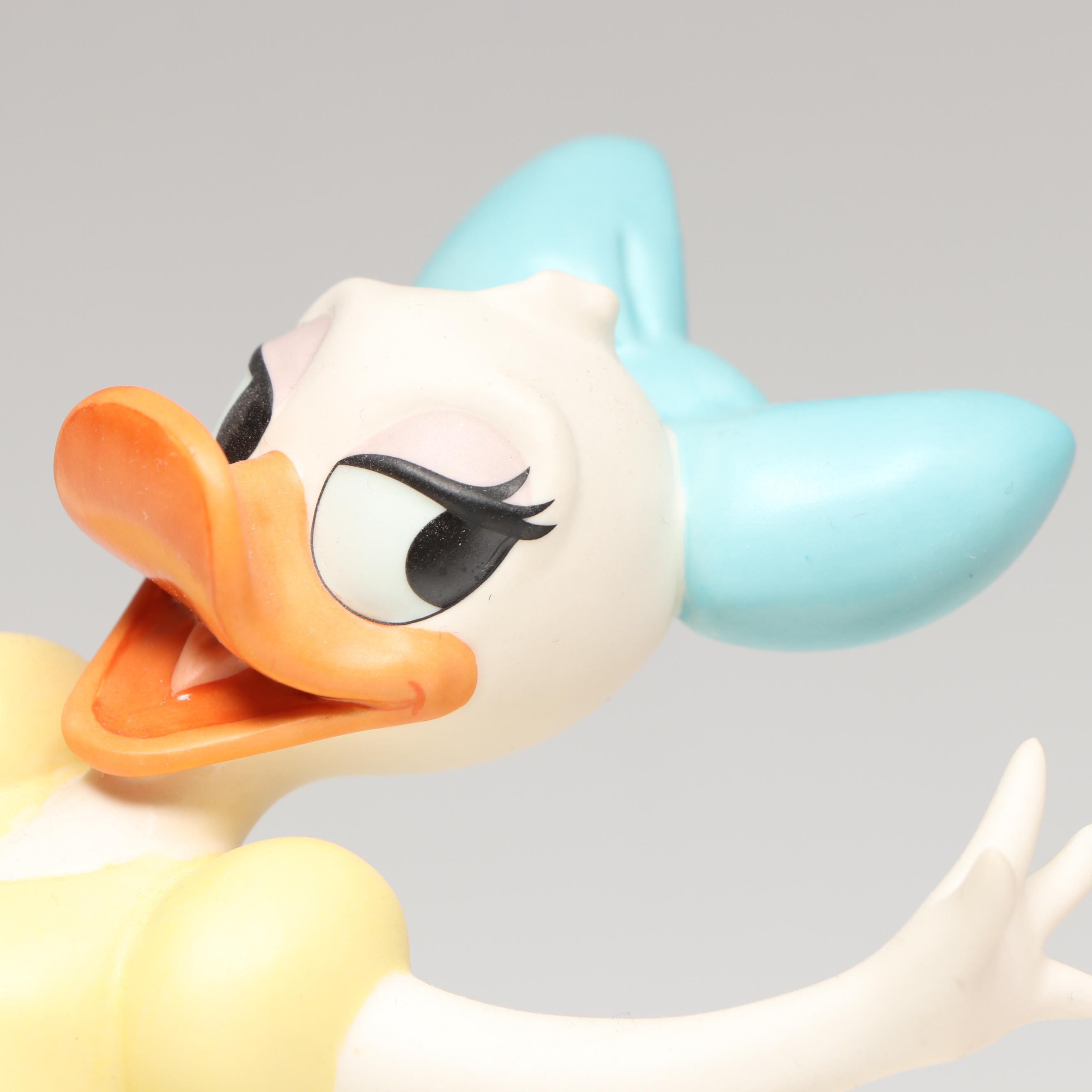 Disney Mickey Mouse Club "Give a Cheer" and "Twist and Twirl" Porcelain Figures