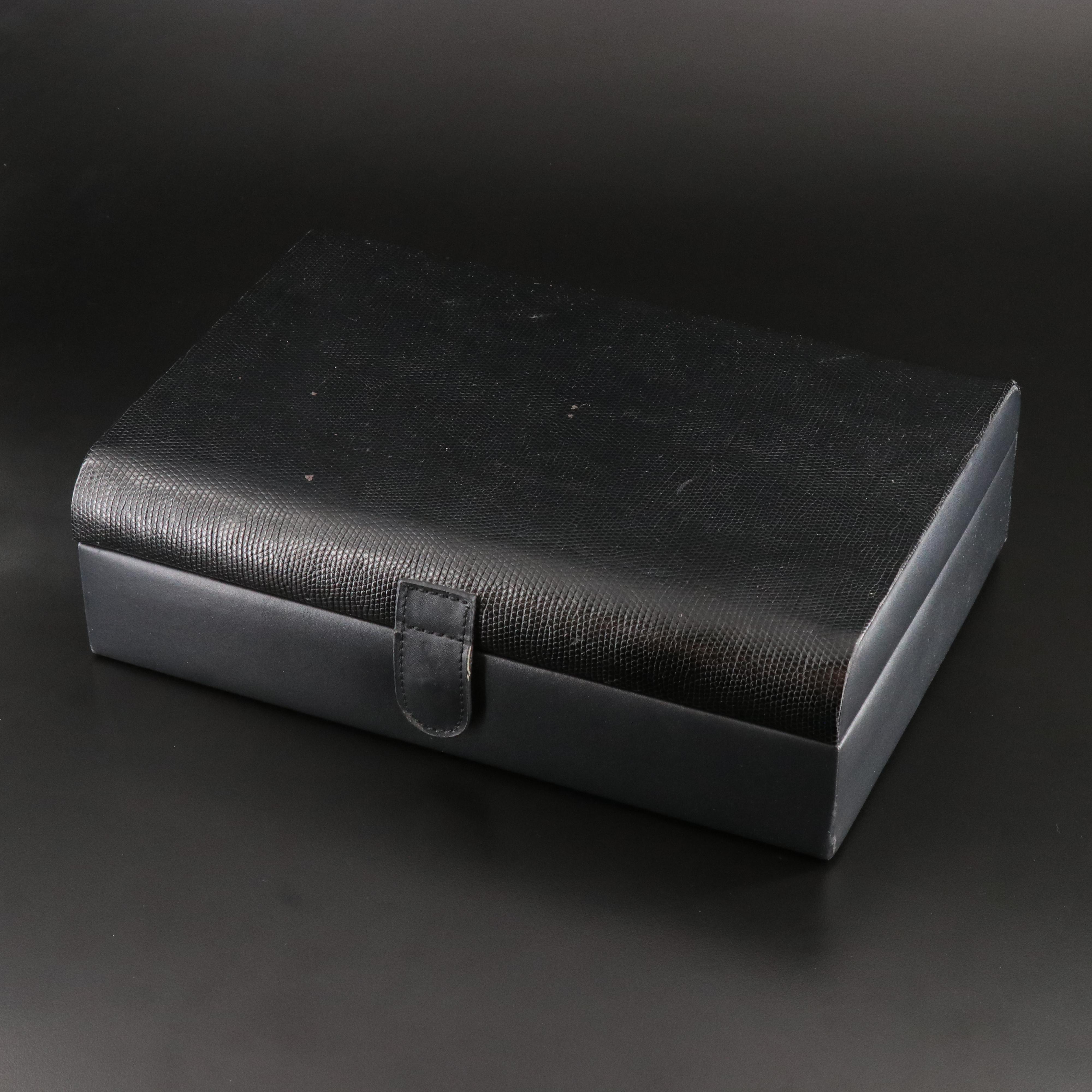 Collection Watches Featuring Fossil and Seiko in Faux Leather Box