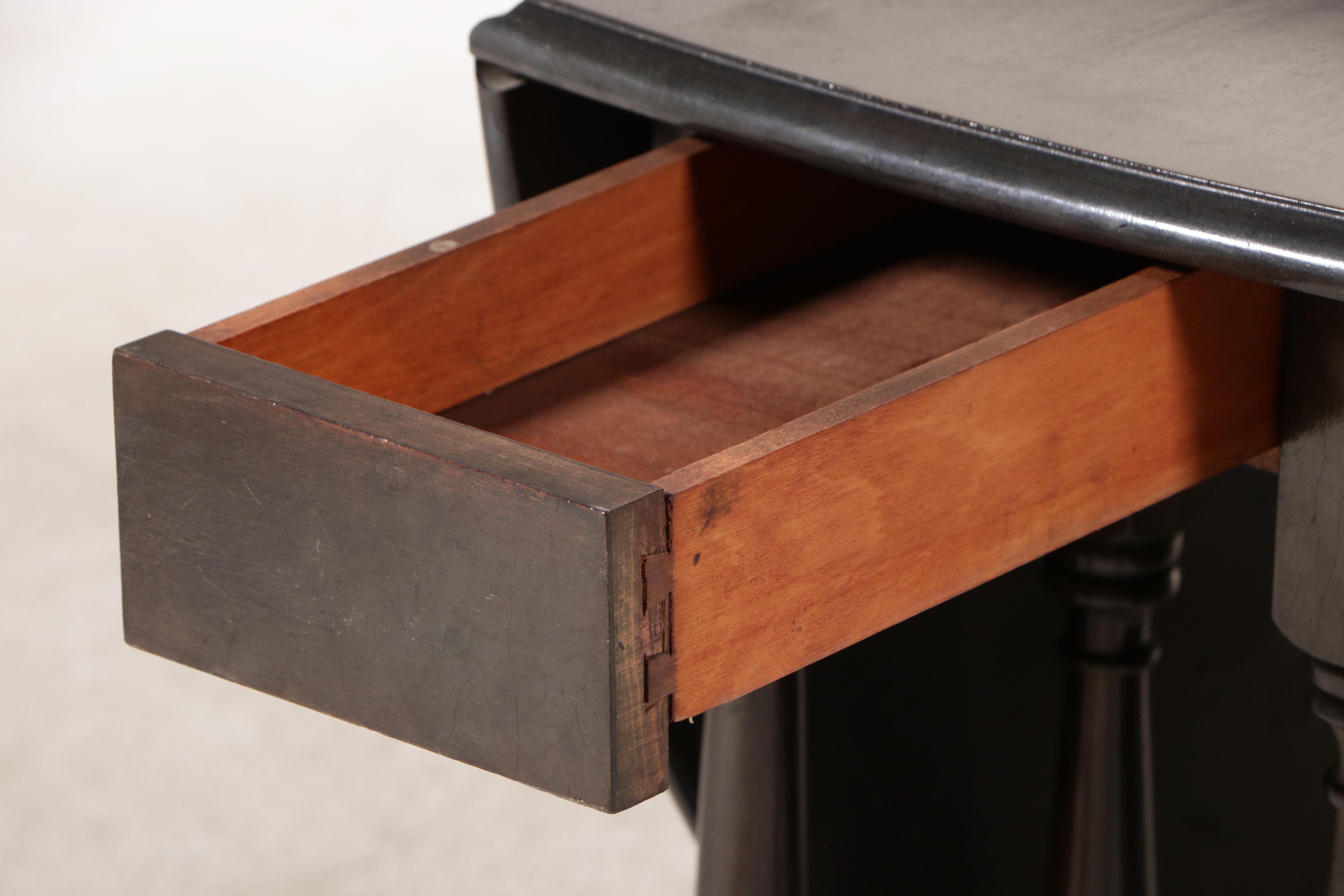 Jacobean Style Mahogany Drop Leaf Table