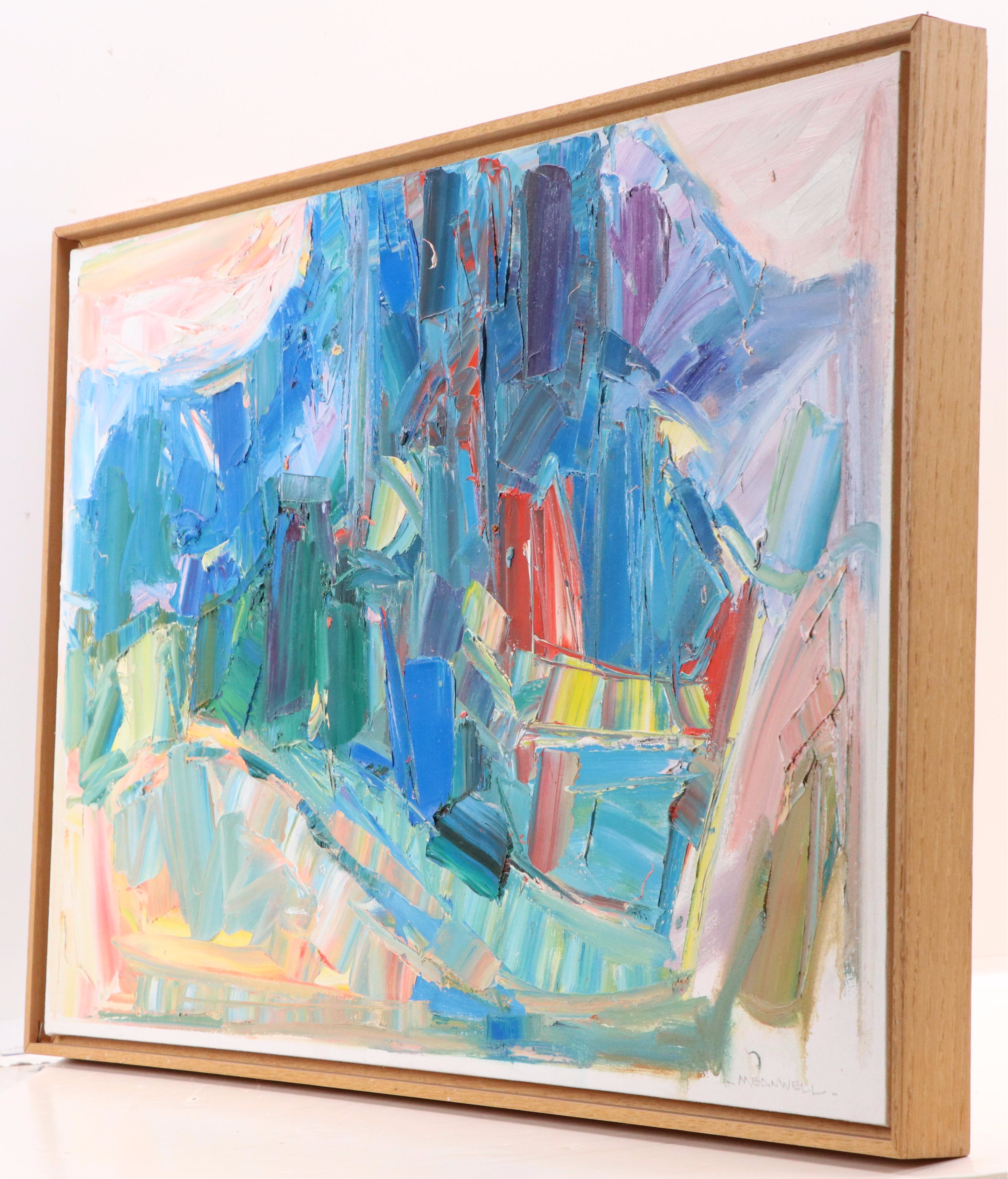 Jack Meanwell Abstract Expressionist Oil Painting "Near the Laurentian Divide"