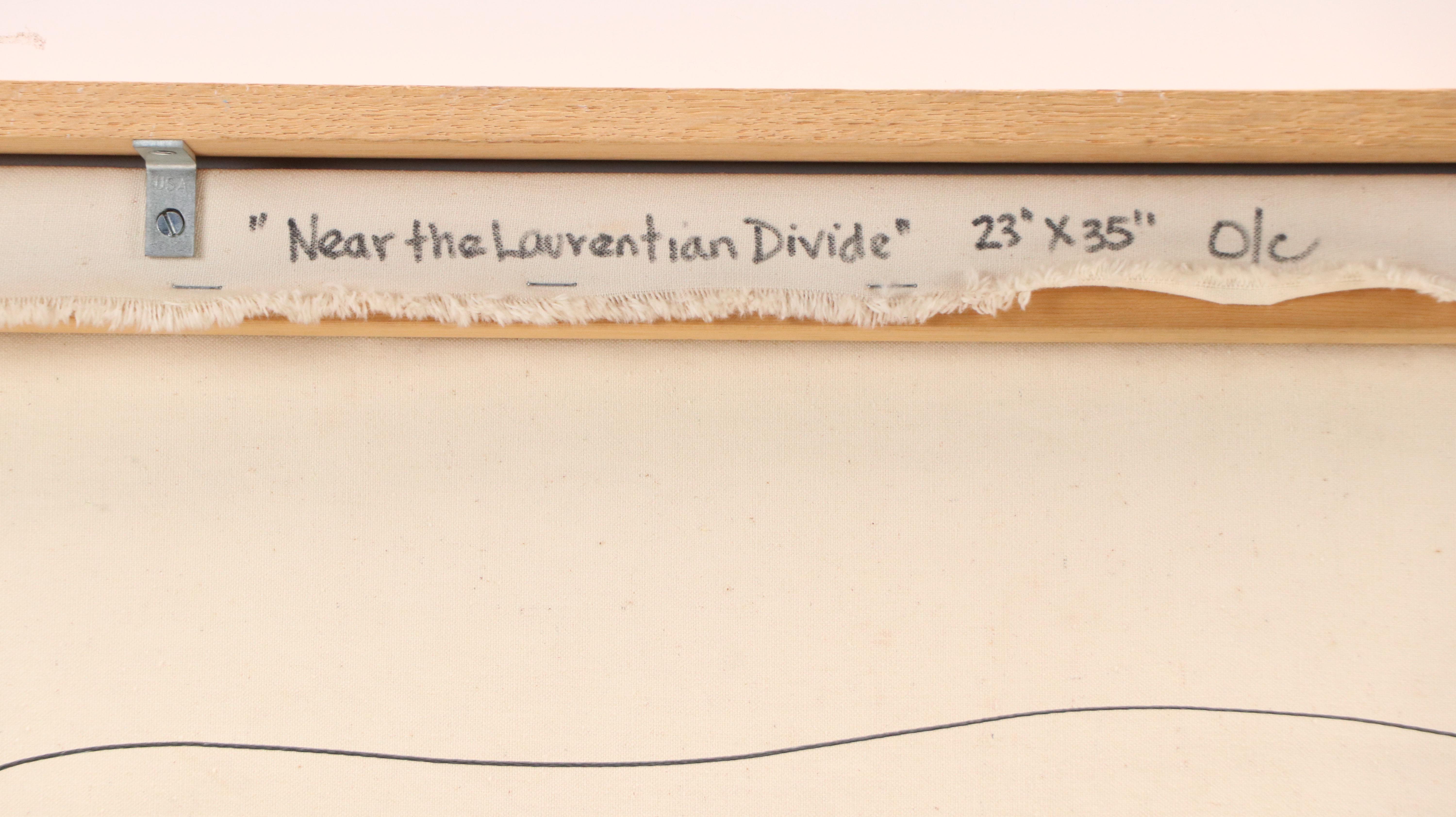 Jack Meanwell Abstract Expressionist Oil Painting "Near the Laurentian Divide"