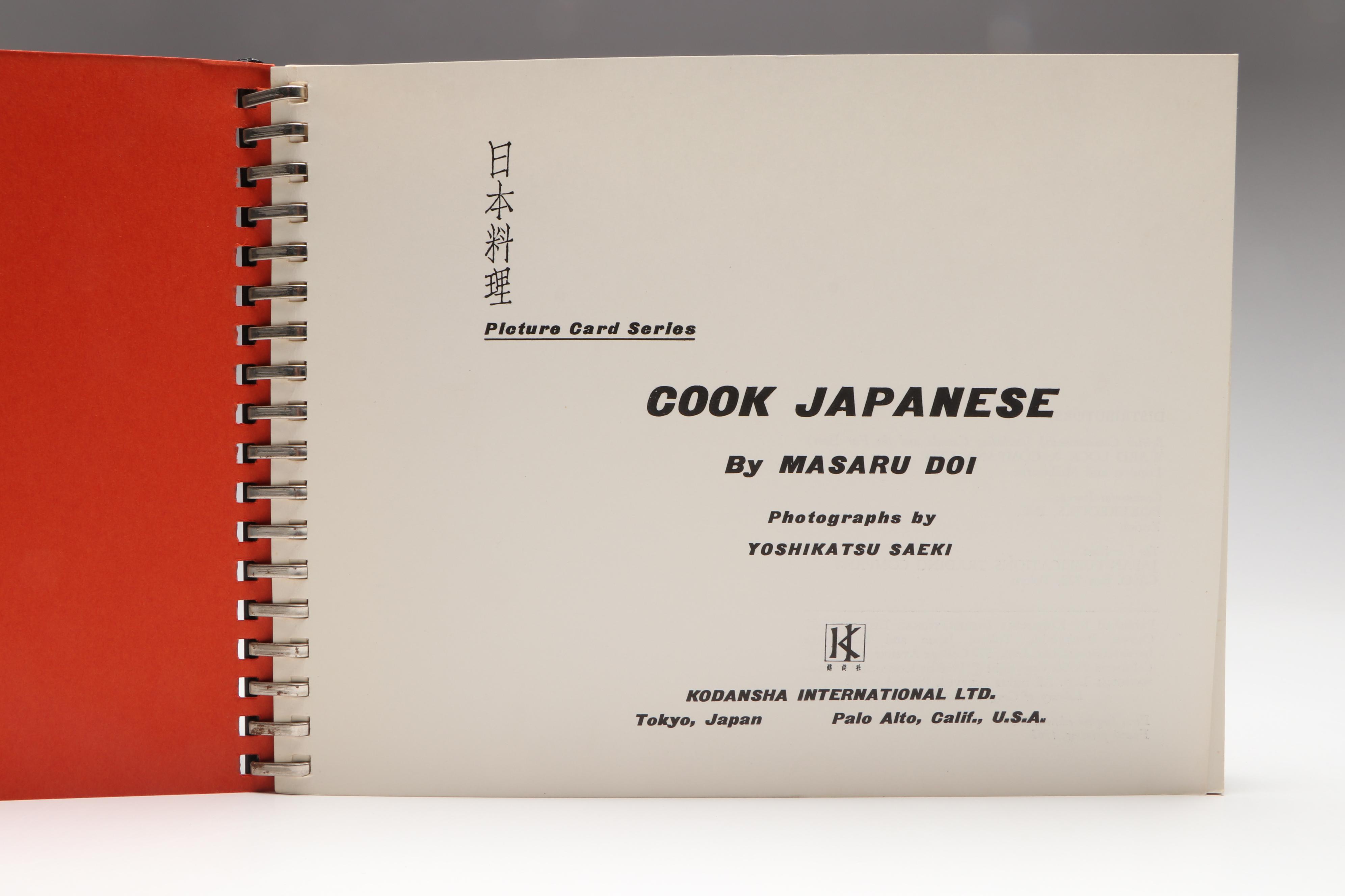 "Japanese One-Pot Cookery" and "Cook Japanese" by Masaru Doi, Mid-20th Century