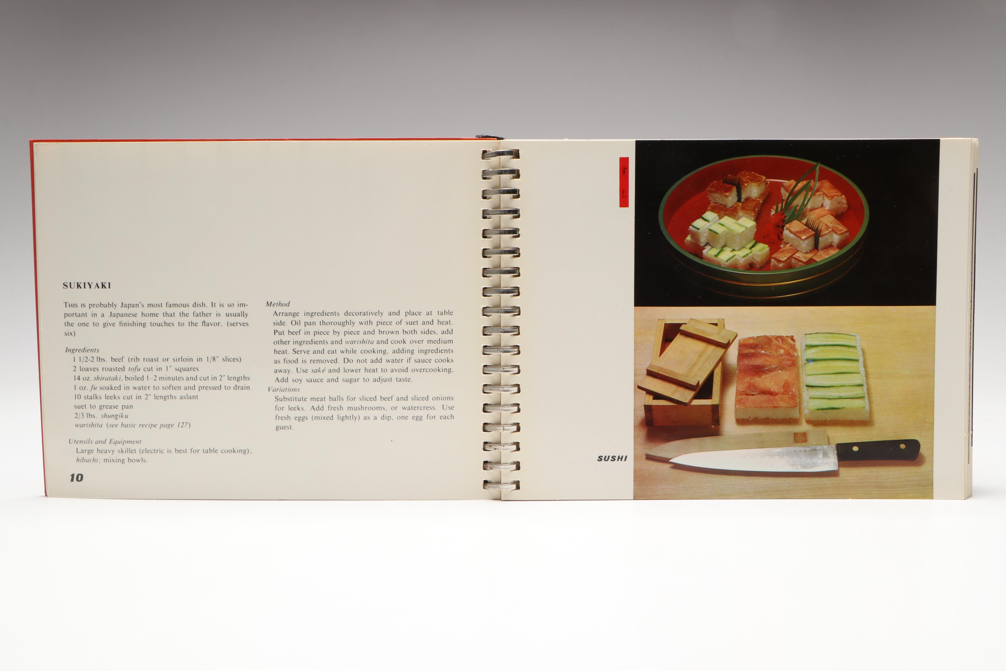 "Japanese One-Pot Cookery" and "Cook Japanese" by Masaru Doi, Mid-20th Century
