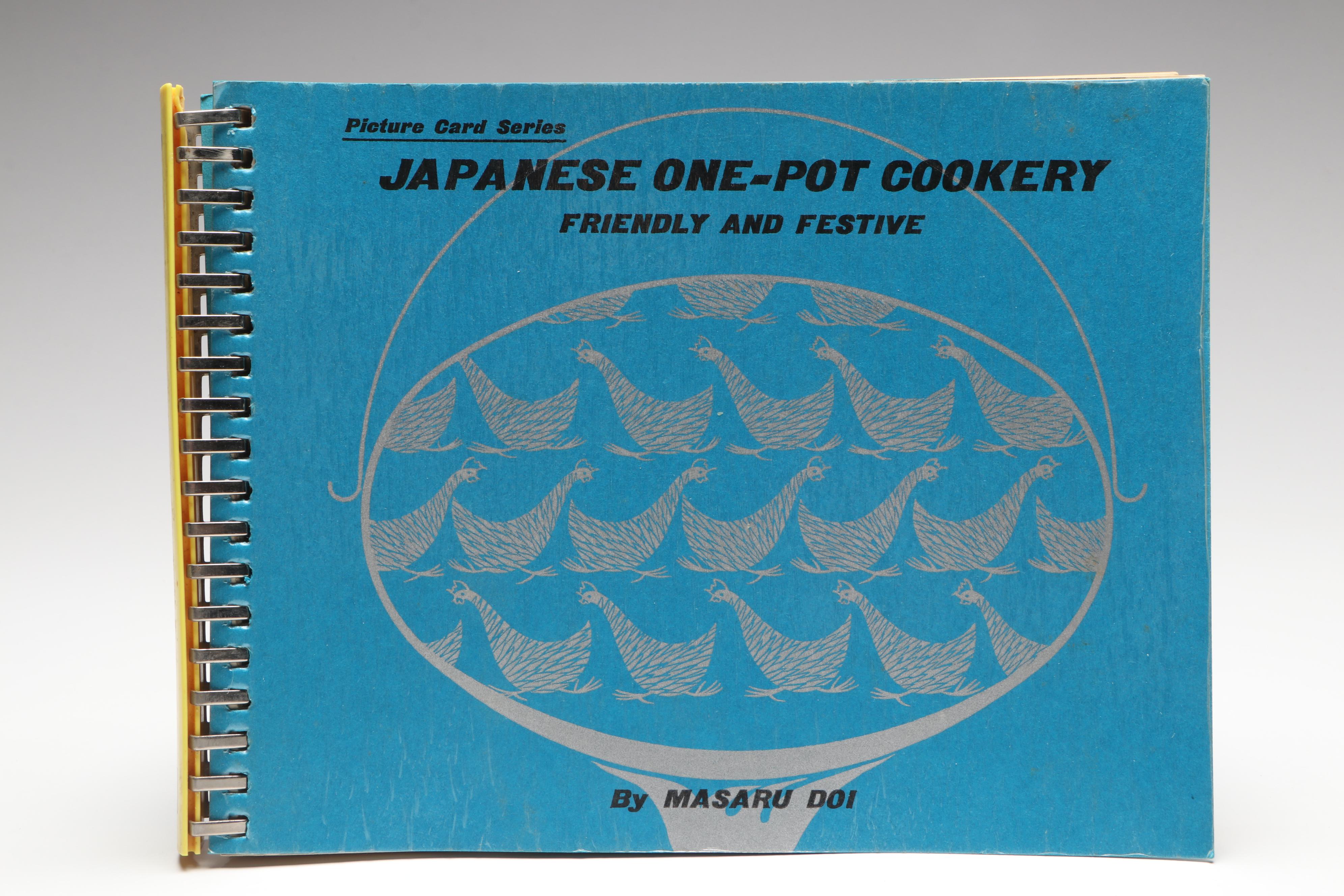 "Japanese One-Pot Cookery" and "Cook Japanese" by Masaru Doi, Mid-20th Century