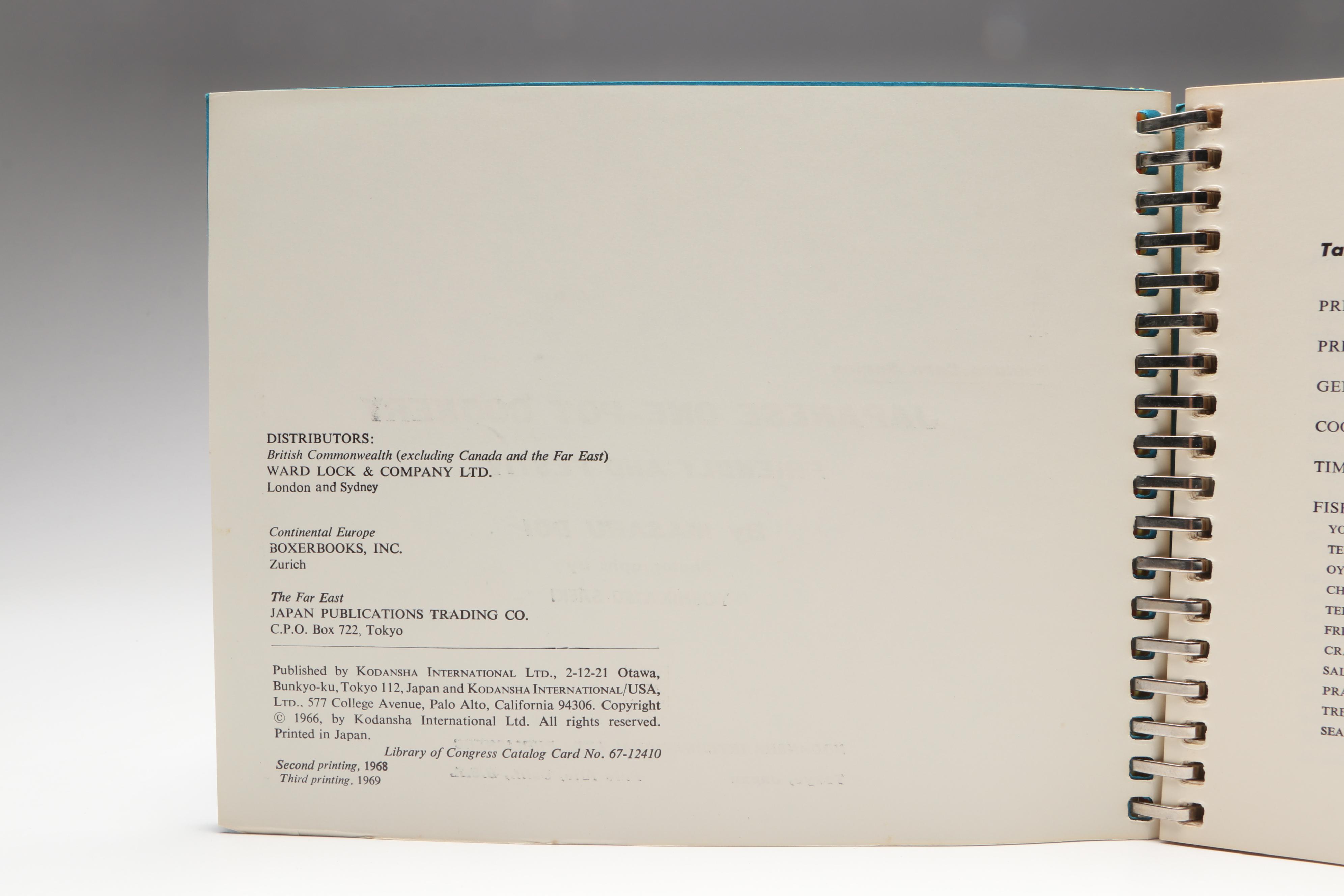 "Japanese One-Pot Cookery" and "Cook Japanese" by Masaru Doi, Mid-20th Century